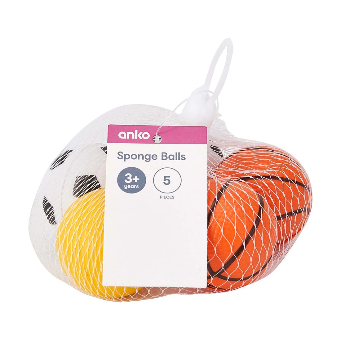 6 5 Pack Sponge Balls, 6 of 6