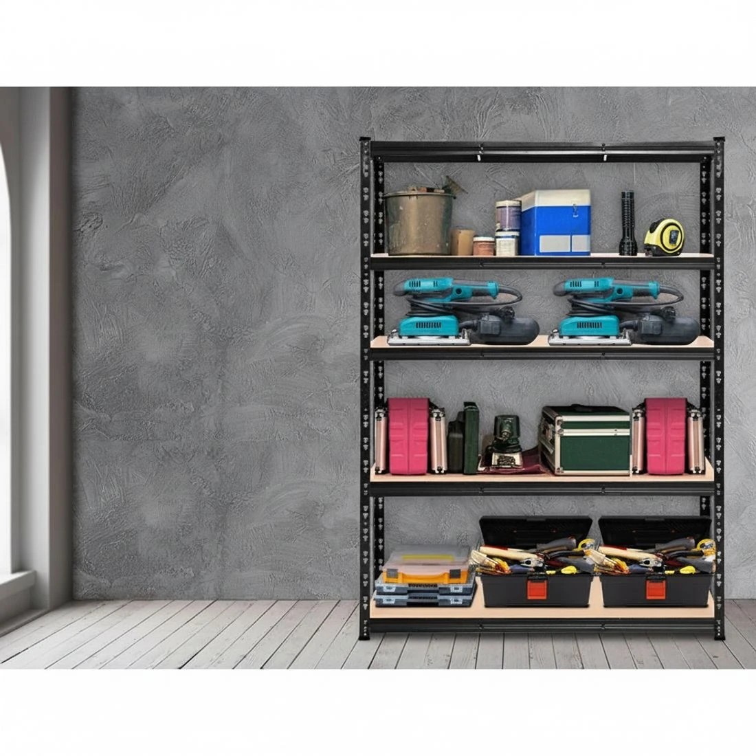 4 Giantz 1.8M Garage Shelving Warehouse Rack Pallet Racking Storage Shelve - Multi, 4 of 6