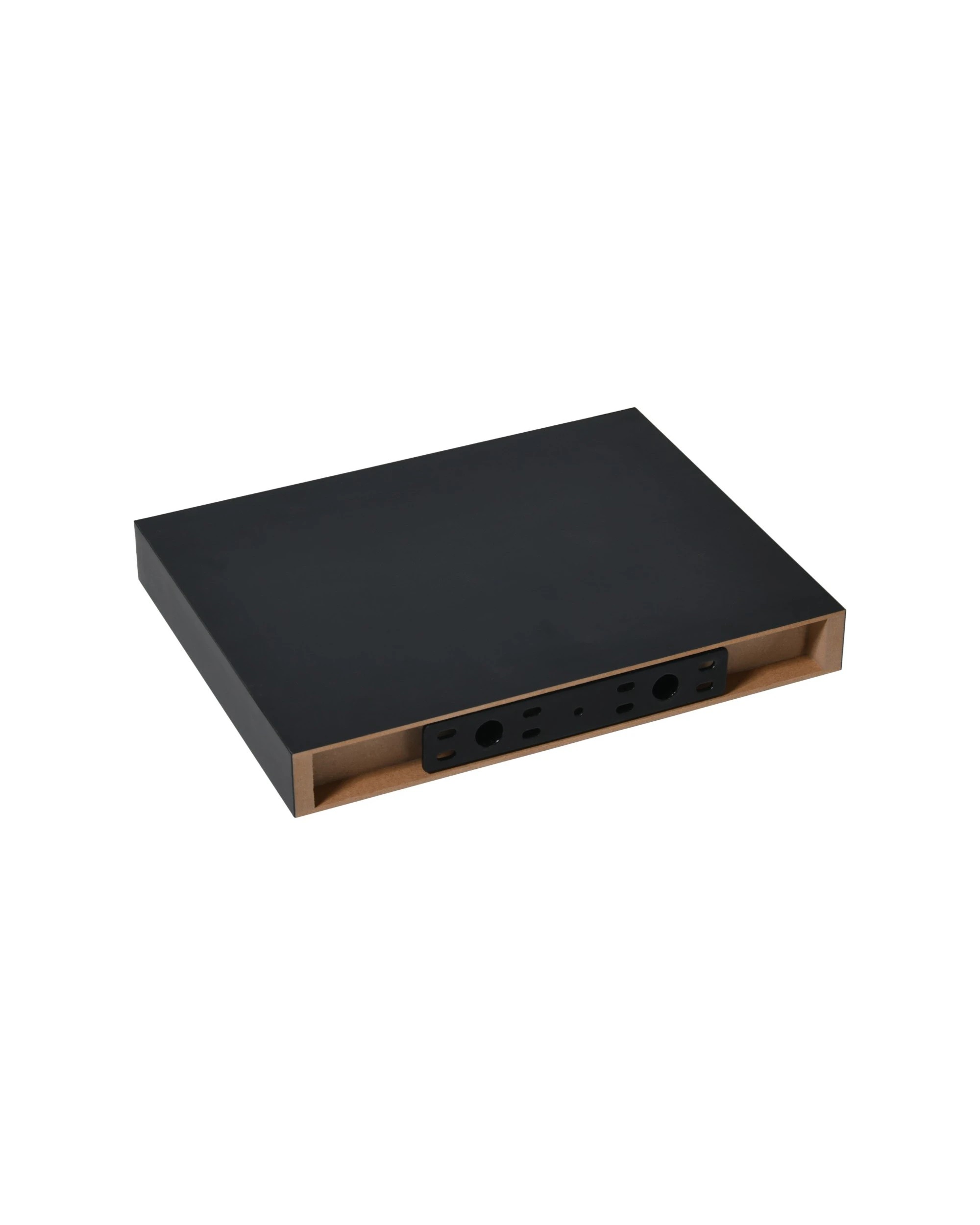 4 Takara Seiso Floating Wall Shelves Display Rack (Set of 3) Small 30cm - Black, 4 of 8
