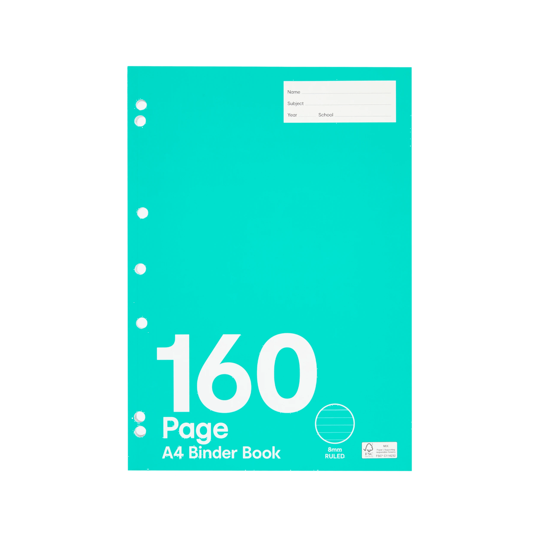 1 A4 Binder Book - 160 Pages, Green, 1 of 4