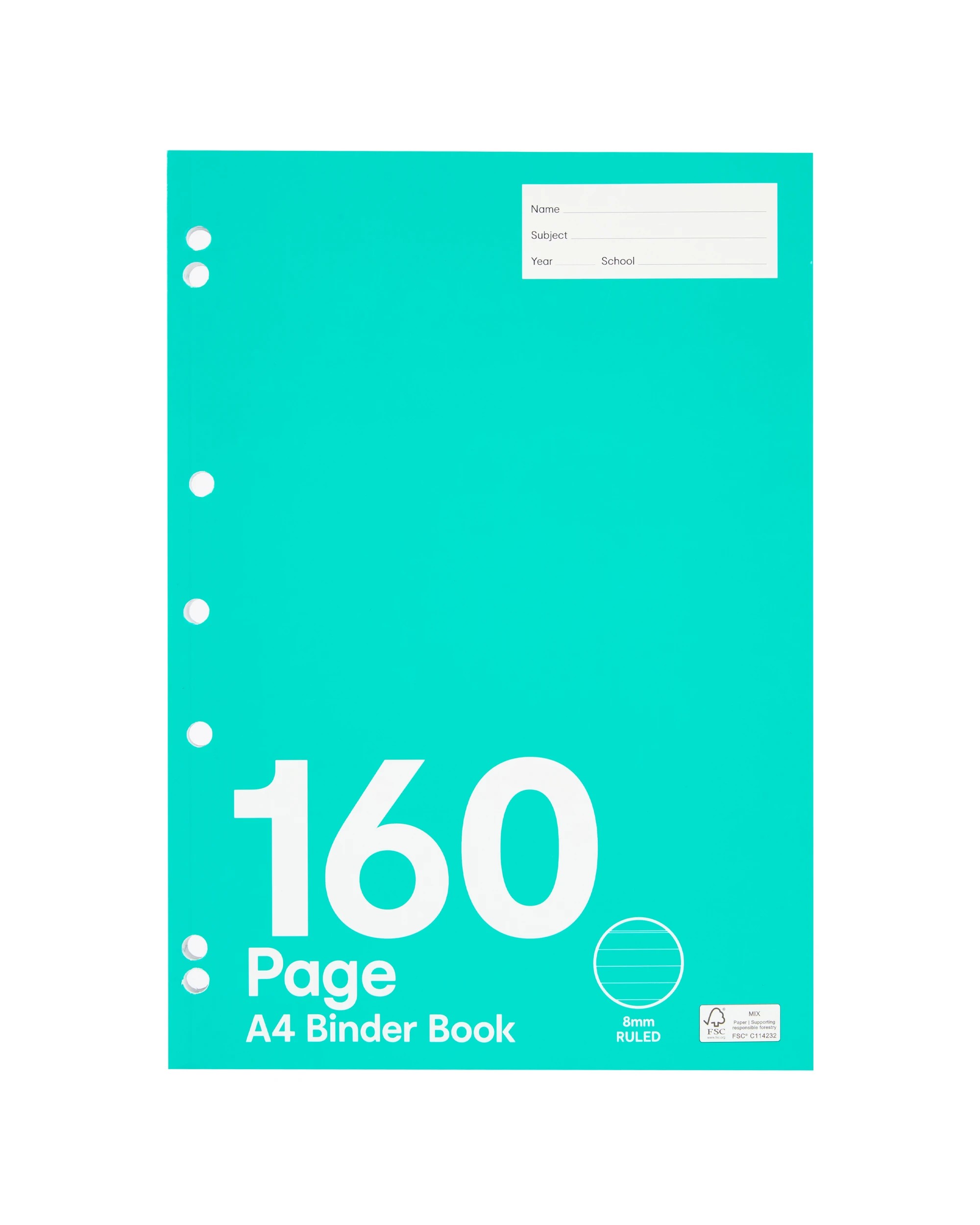 1 A4 Binder Book - 160 Pages, Green, 1 of 4