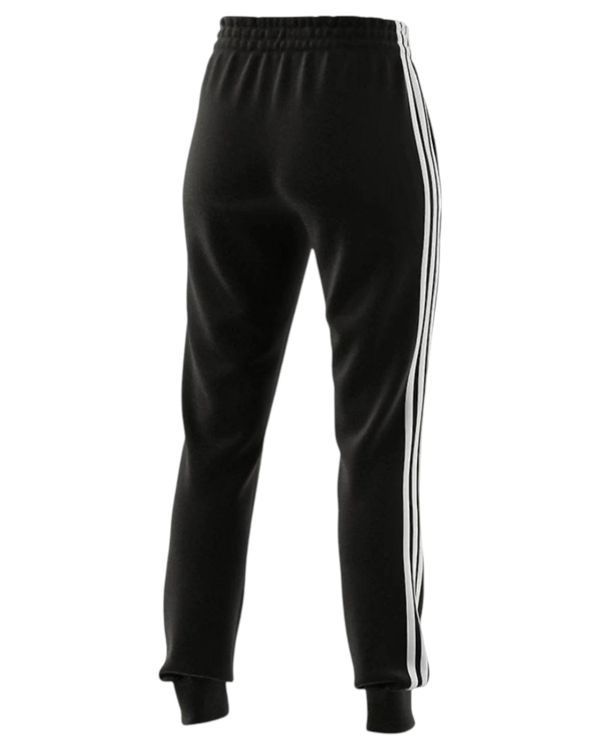 3 Adidas 4 Pack Womens Essentials French Terry Logo 3-Stripes Pants BLACK, 3 of 7