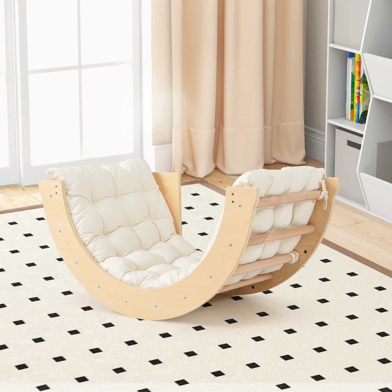 5 Costway Climb Playset 6 in 1 Climbing Arch Frame Playset, 5 of 5