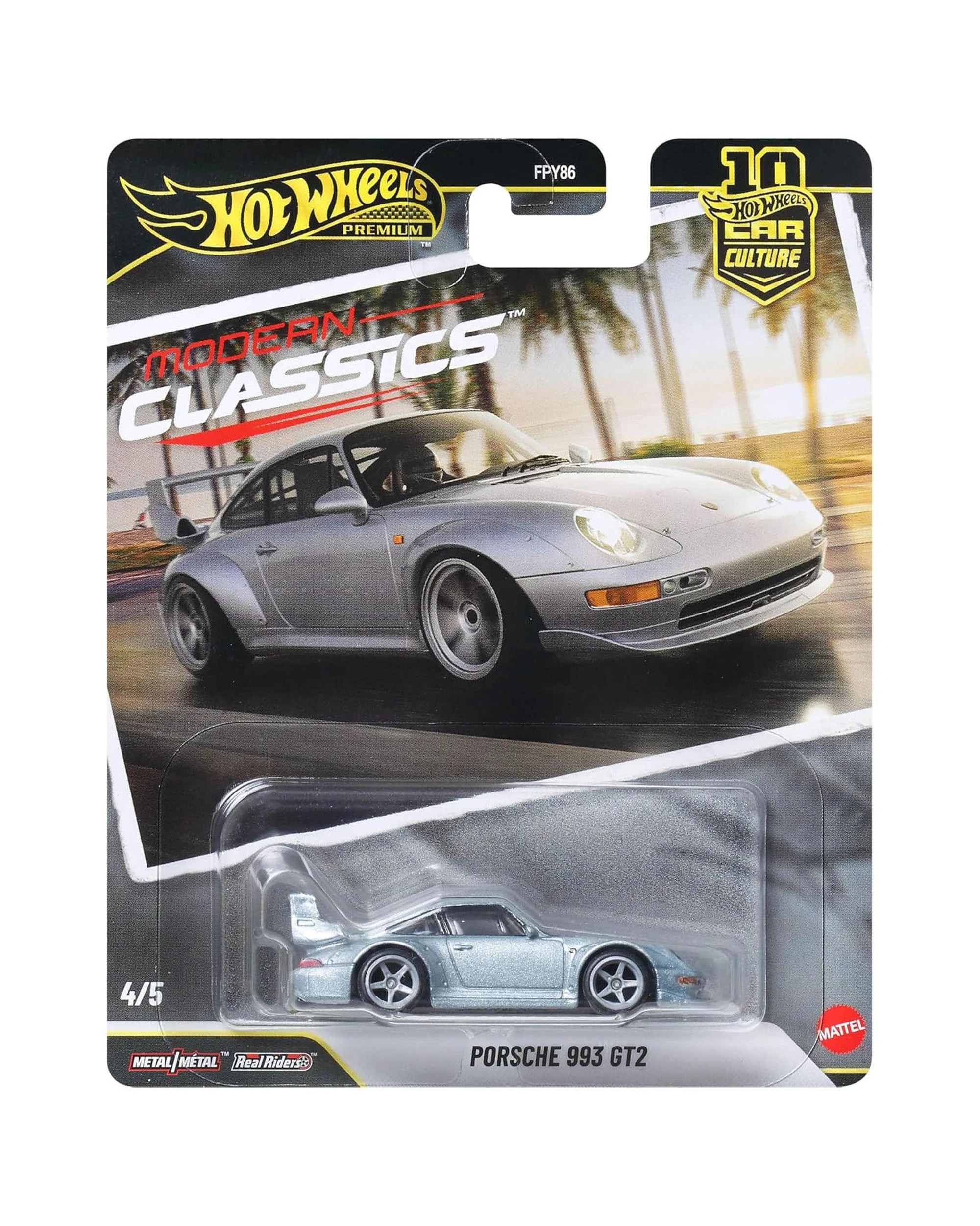 1 Hot Wheels Premium Car Culture Modern Classics Porsche 993 GT2 Diecast Vehicle, 1 of 6