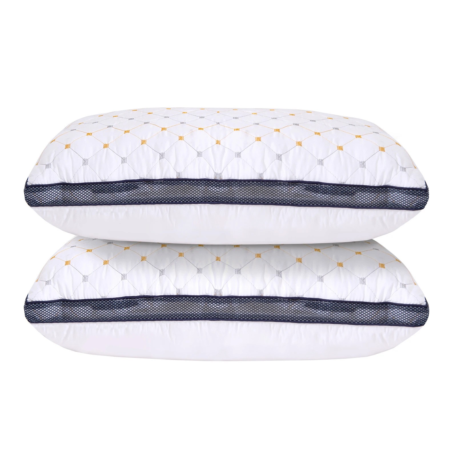2 Royal Comfort Luxury Air Mesh Pillows Hotel Quality Checked Ultra Comfort 2 Pack - White, 2 of 9