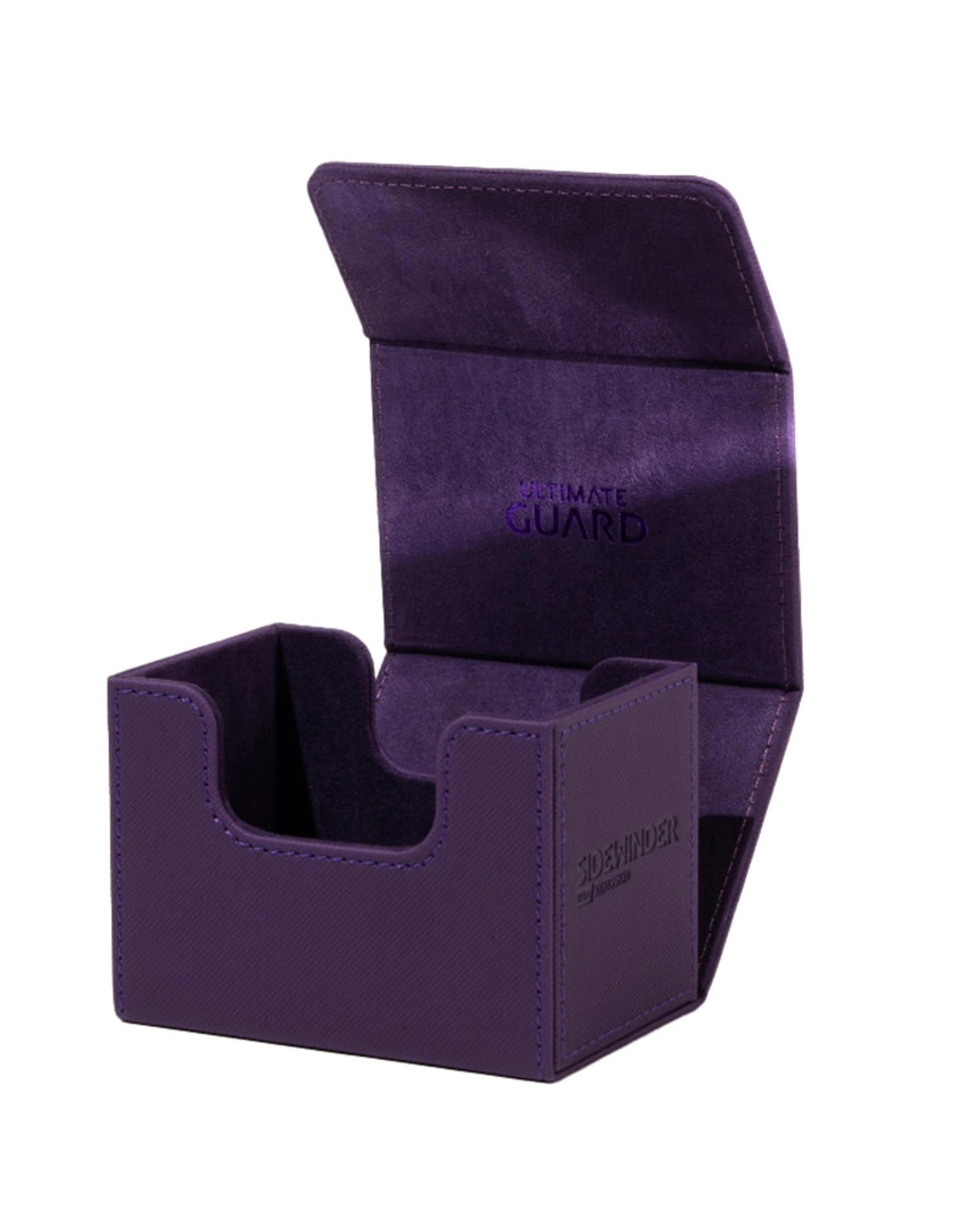 4 Ultimate Guard Sidewinder 80+ Xenoskin Monocolour Deck Box - Purple, 4 of 6