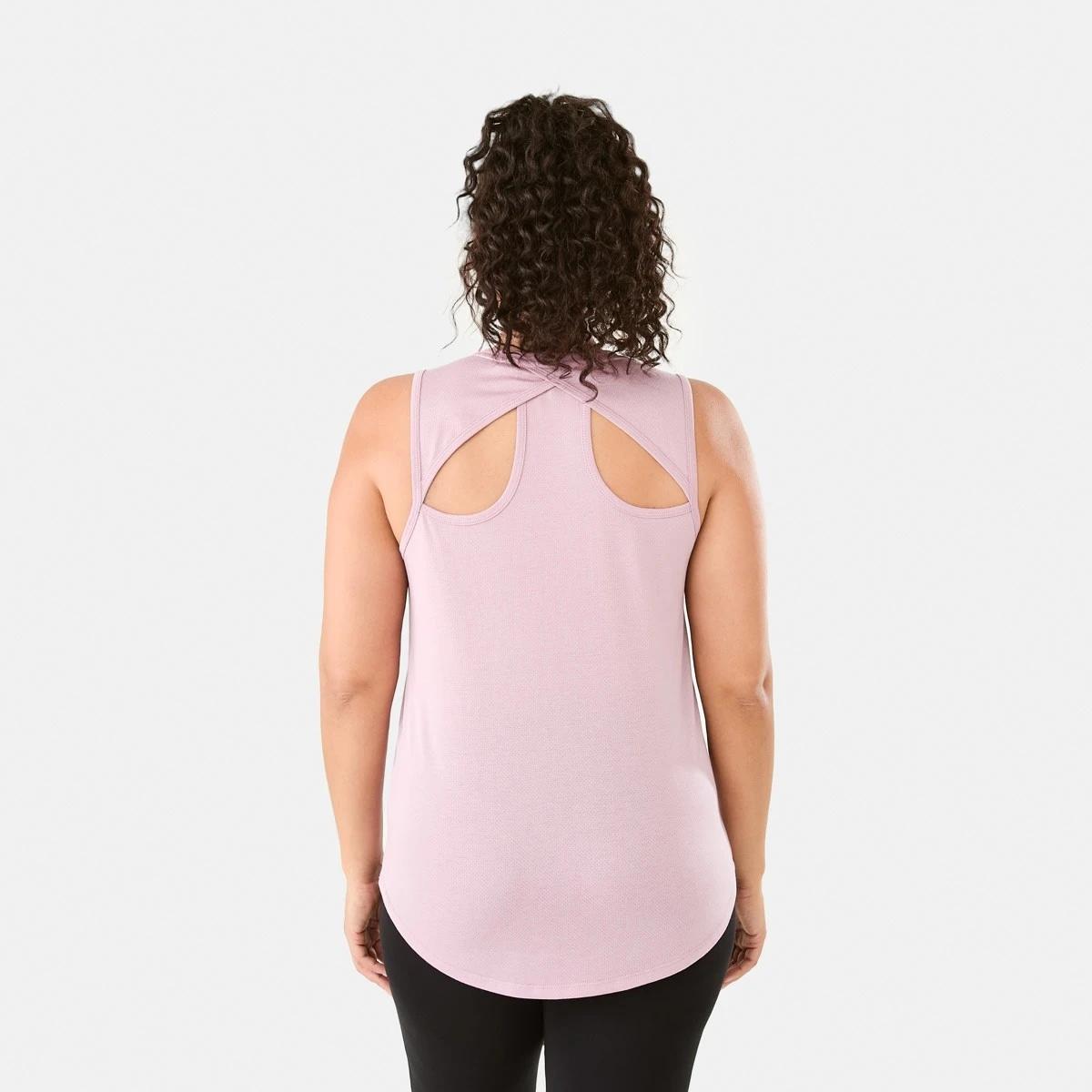 3 Everlast Womens Keyhole Tank EVERLAST BLOCK DUSTY PINK, 3 of 7