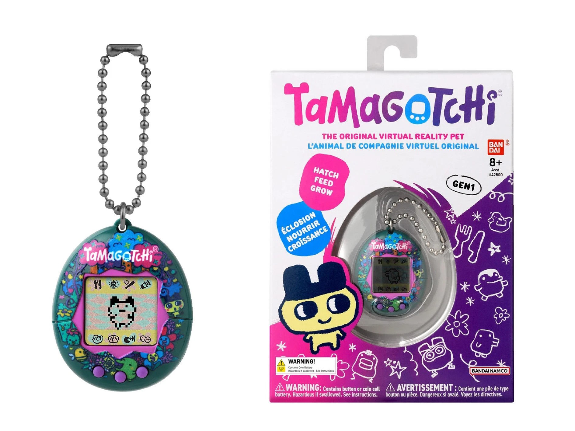 3 Tamagotchi The Original Virtual Reality Pet - Assorted, 3 of 7