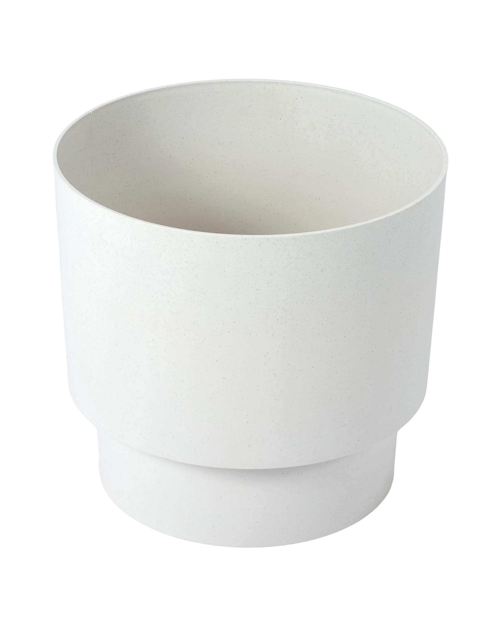 1 42cm Terrazzo Look Step Plastic Pot, 1 of 3