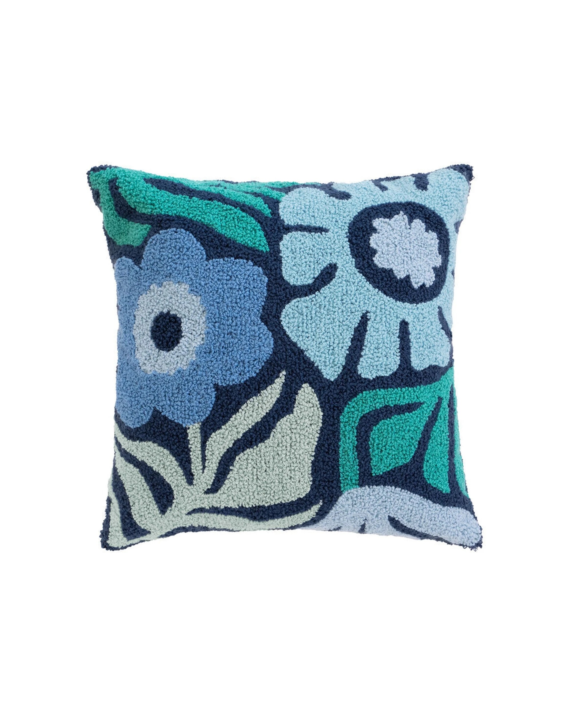 1 BAMBURY Lulu Square Sofa Cushion Decorative Throw Pillow - Multi, 1 of 4