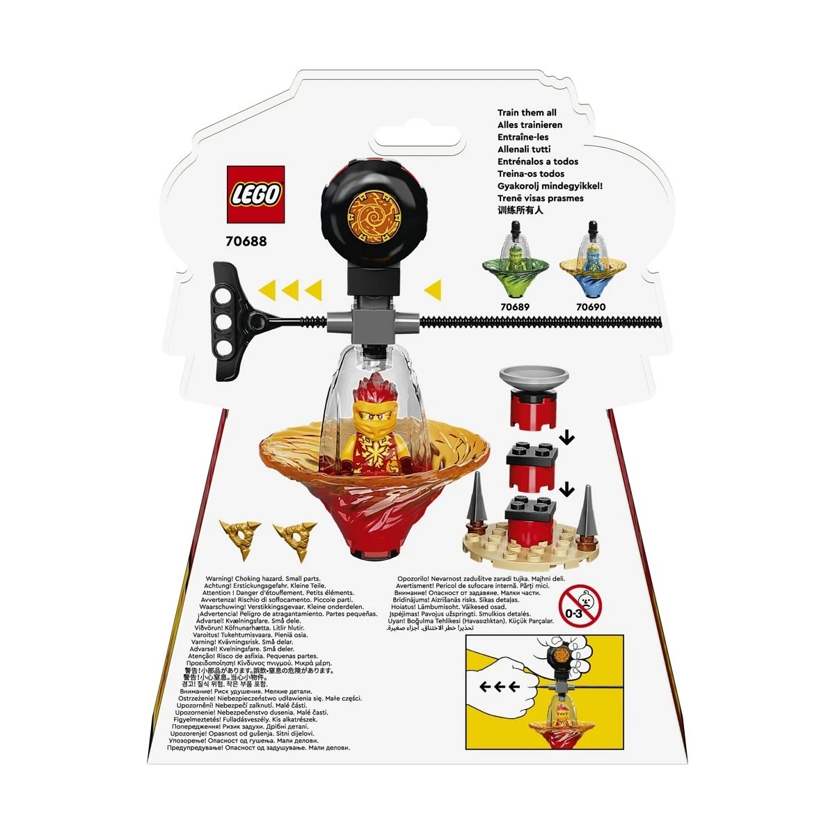 10 LEGO NINJAGO Kai's Spinjitzu Ninja Training 70688, 10 of 10