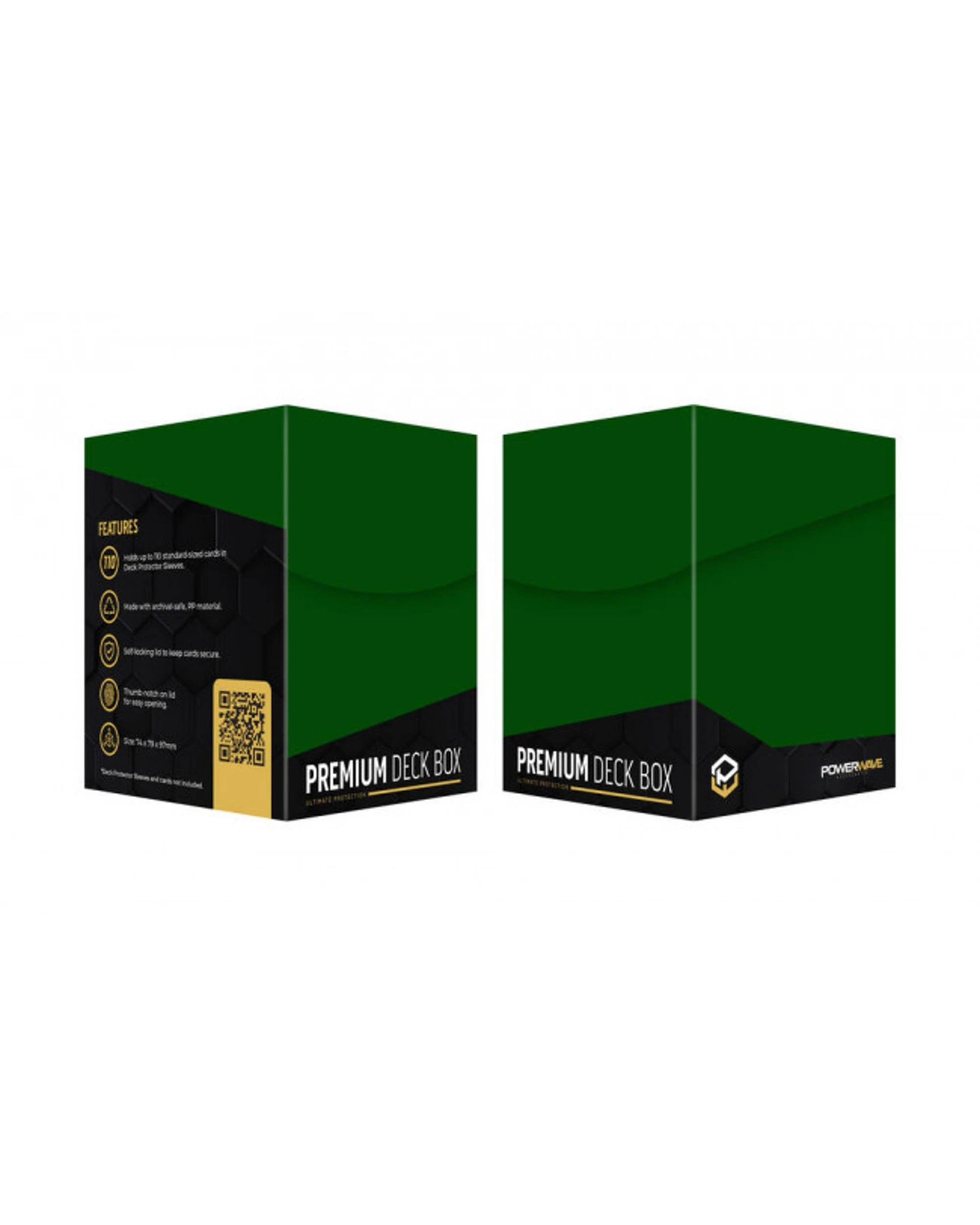 1 Powerwave Premium Deck Box - Green, 1 of 1