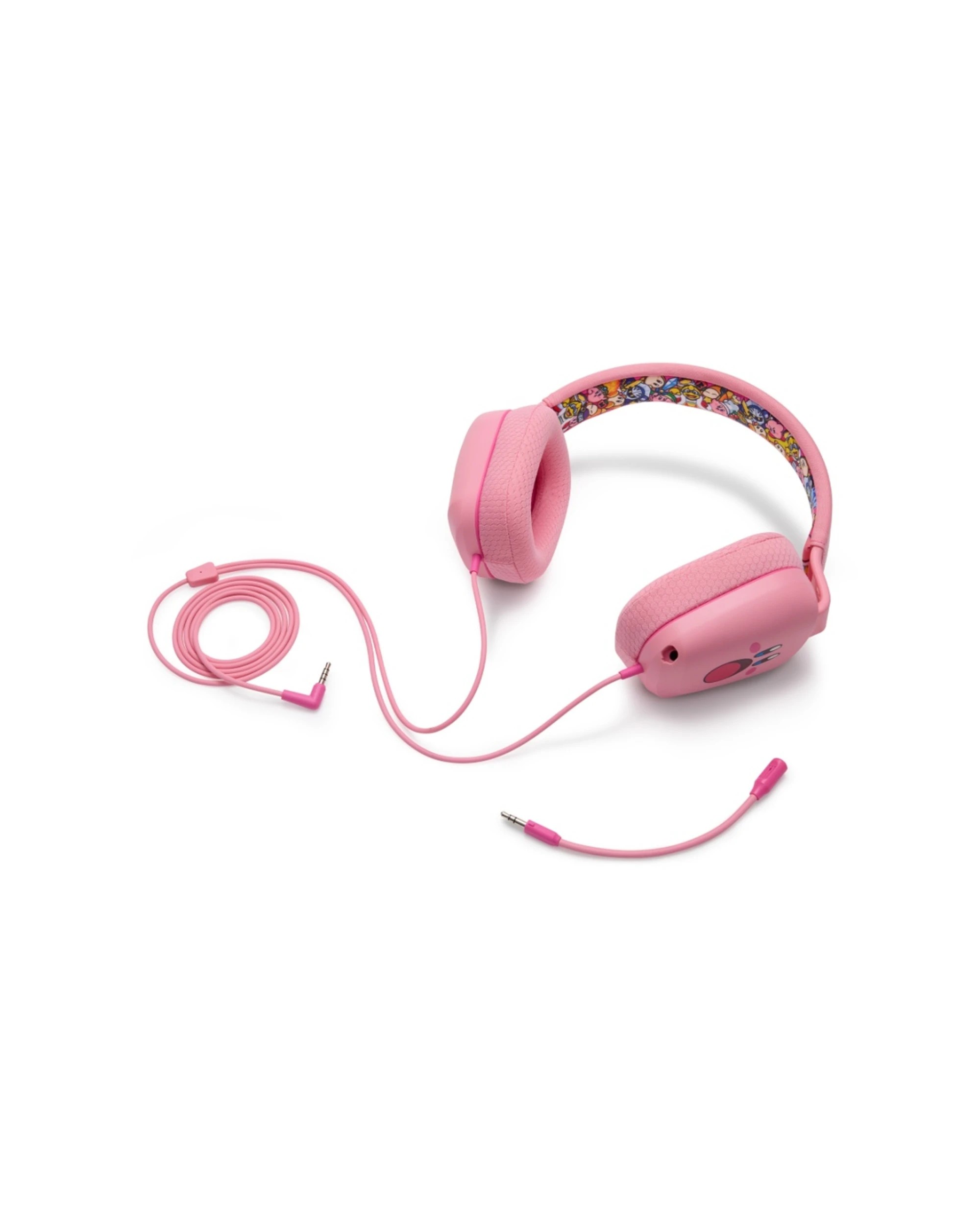1 PowerA Nintendo Switch Wired Headset Kirby Mouth With Adjustable Mic 3.5mm - Pink, 1 of 7