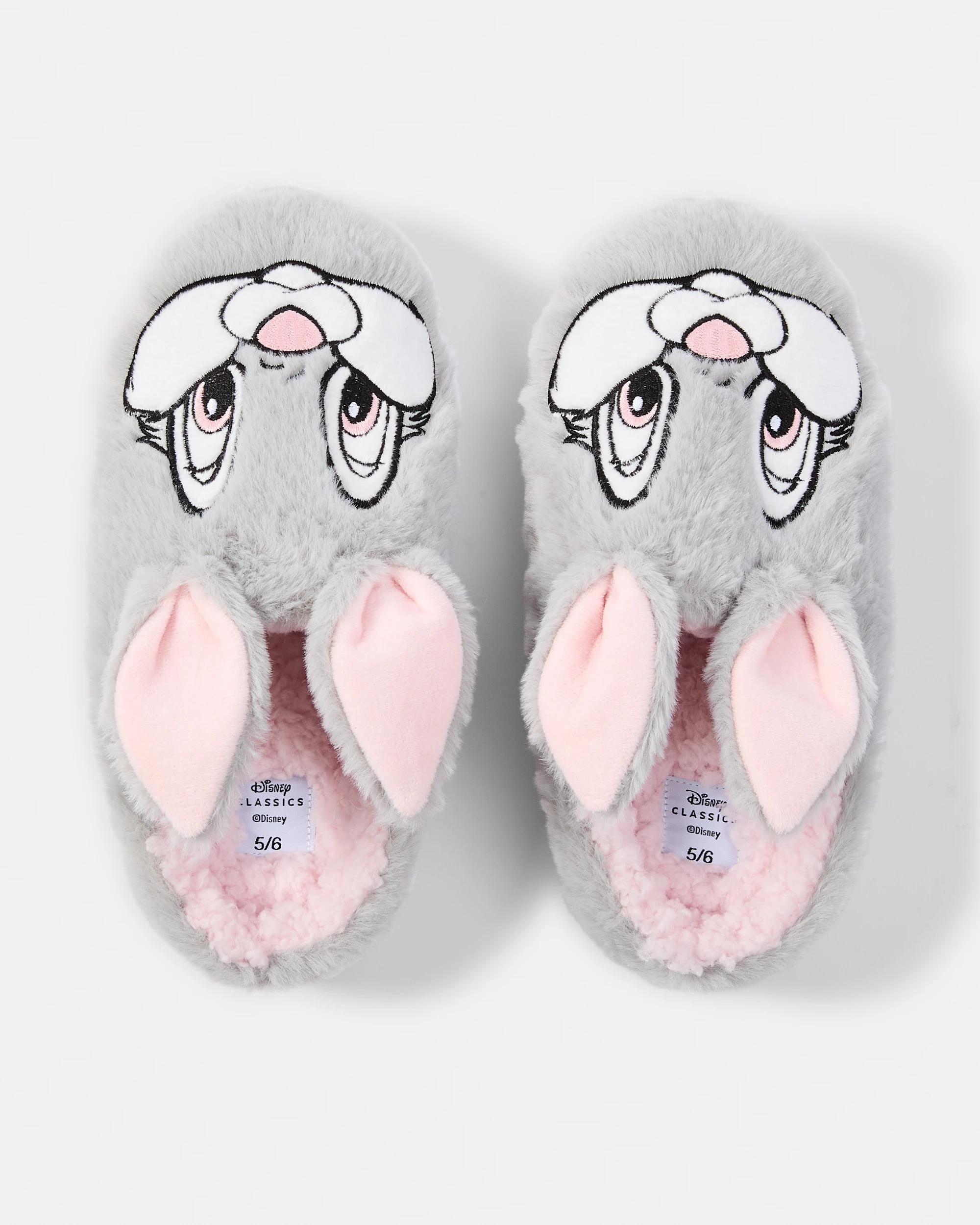 2 Thumper License 3D Slippers Lt Grey, 2 of 3