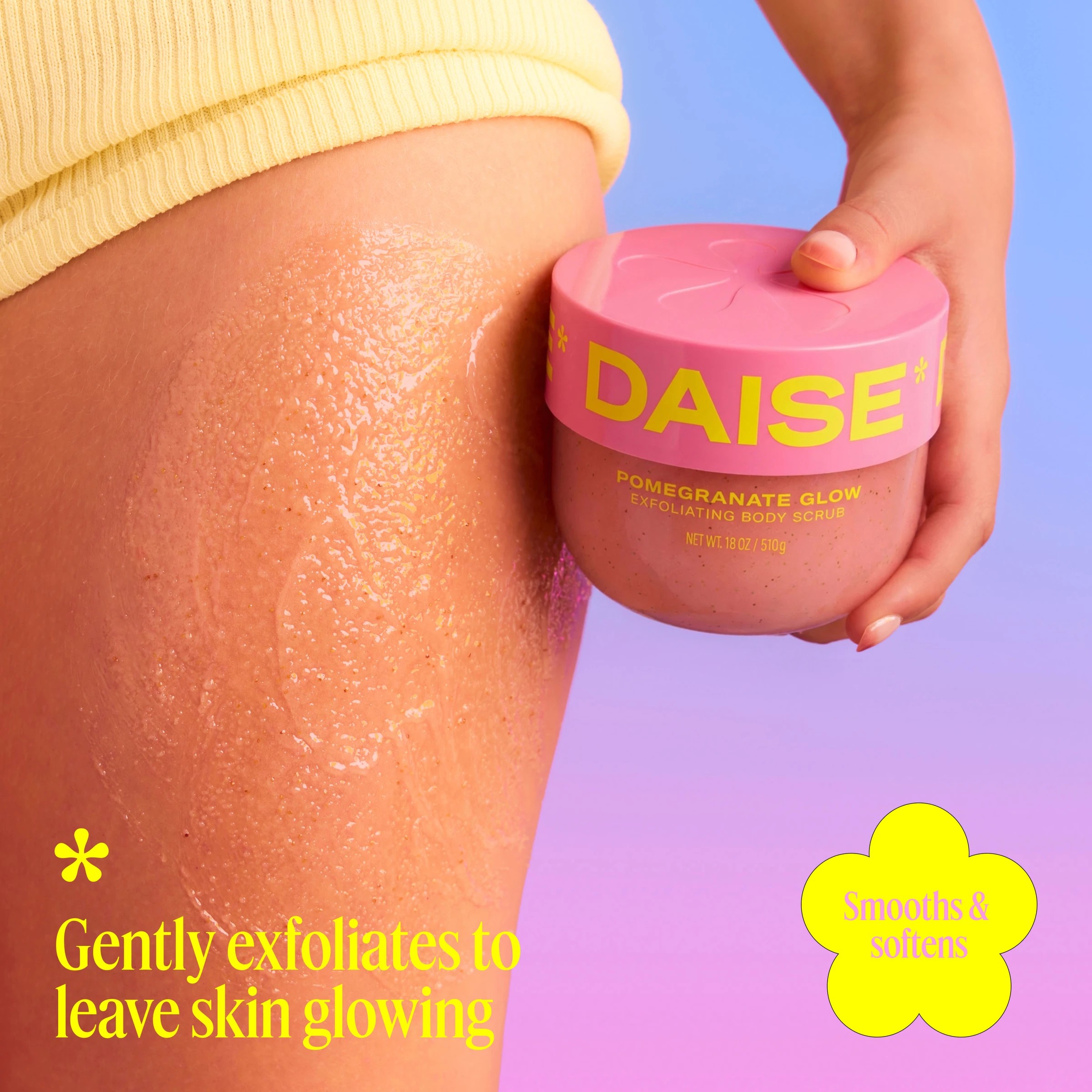 3 DAISE Exfoliating Body Scrub 510g - Pomegranate Glow, 3 of 9