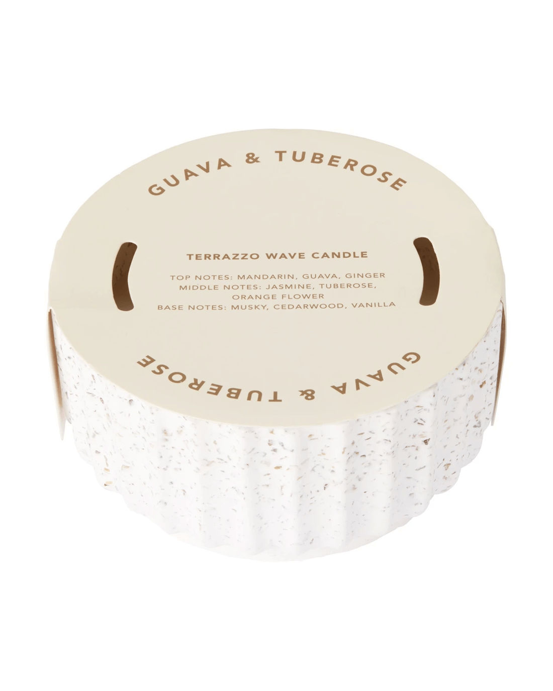 4 Guava and Tuberose Terrazzo Wave Candle, 4 of 4