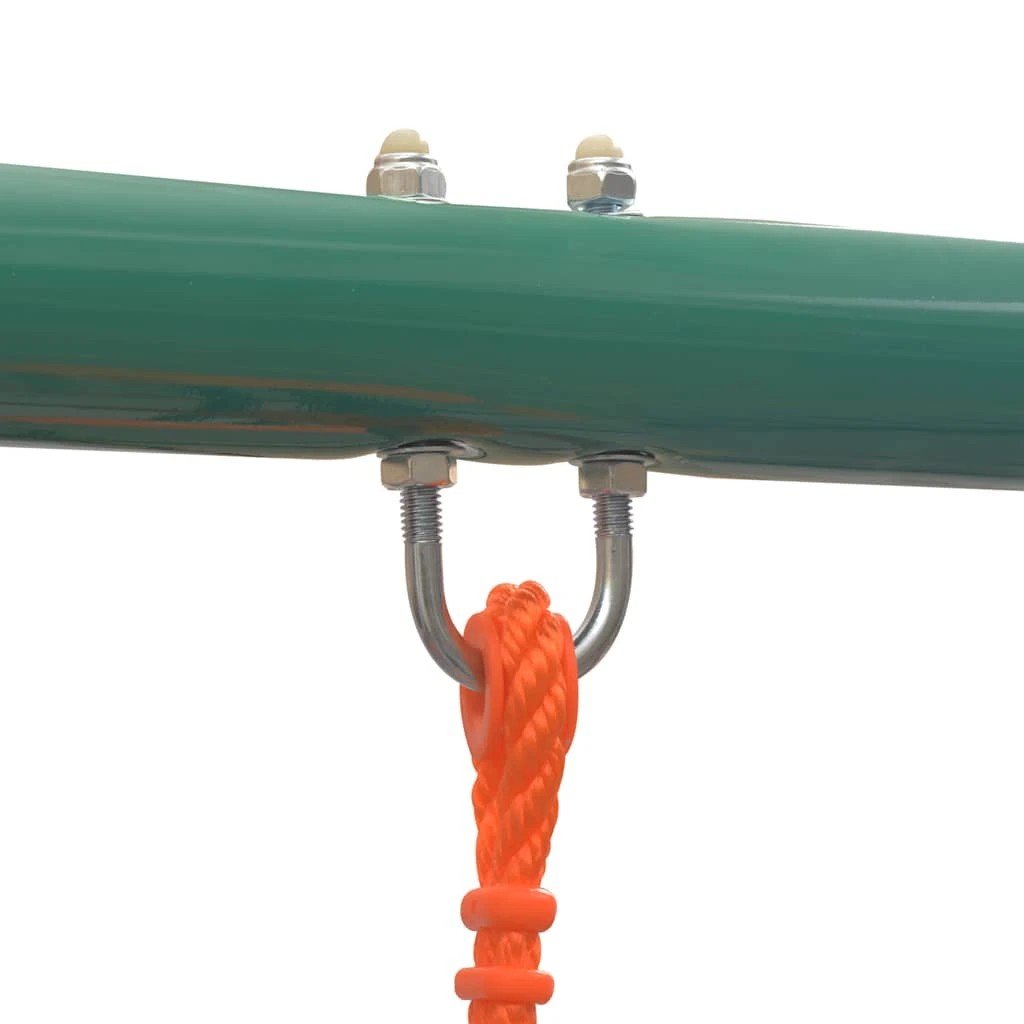 4 Vidaxl Swing Set With 4 Seats - Orange, 4 of 9