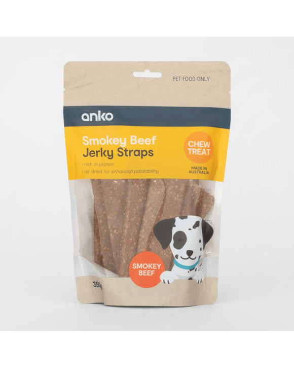 Pet Treat Jerky Straps Smokey Beef