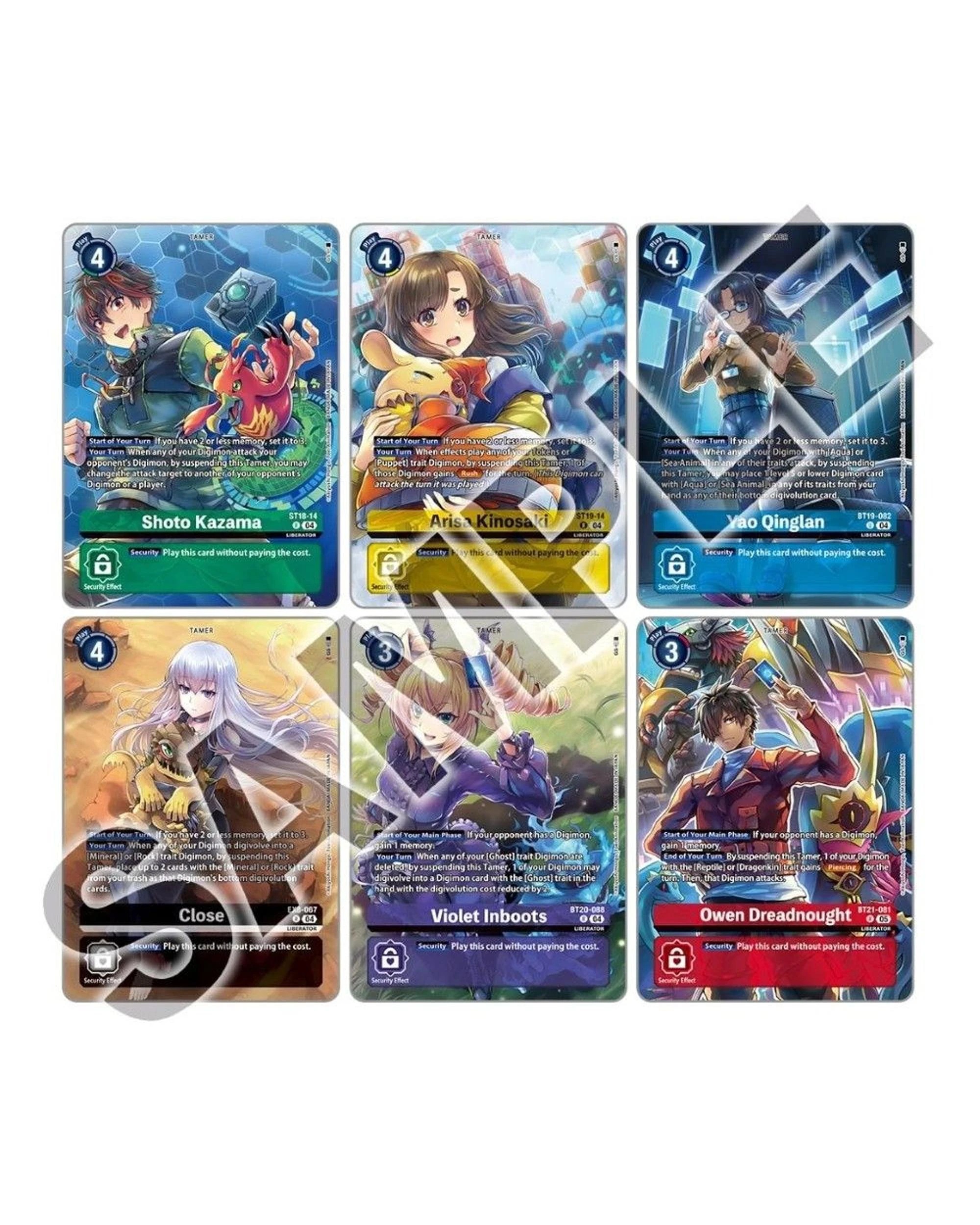 4 Digimon Card Game: Digimon Liberator Debuggers Set - PB-22, 4 of 10