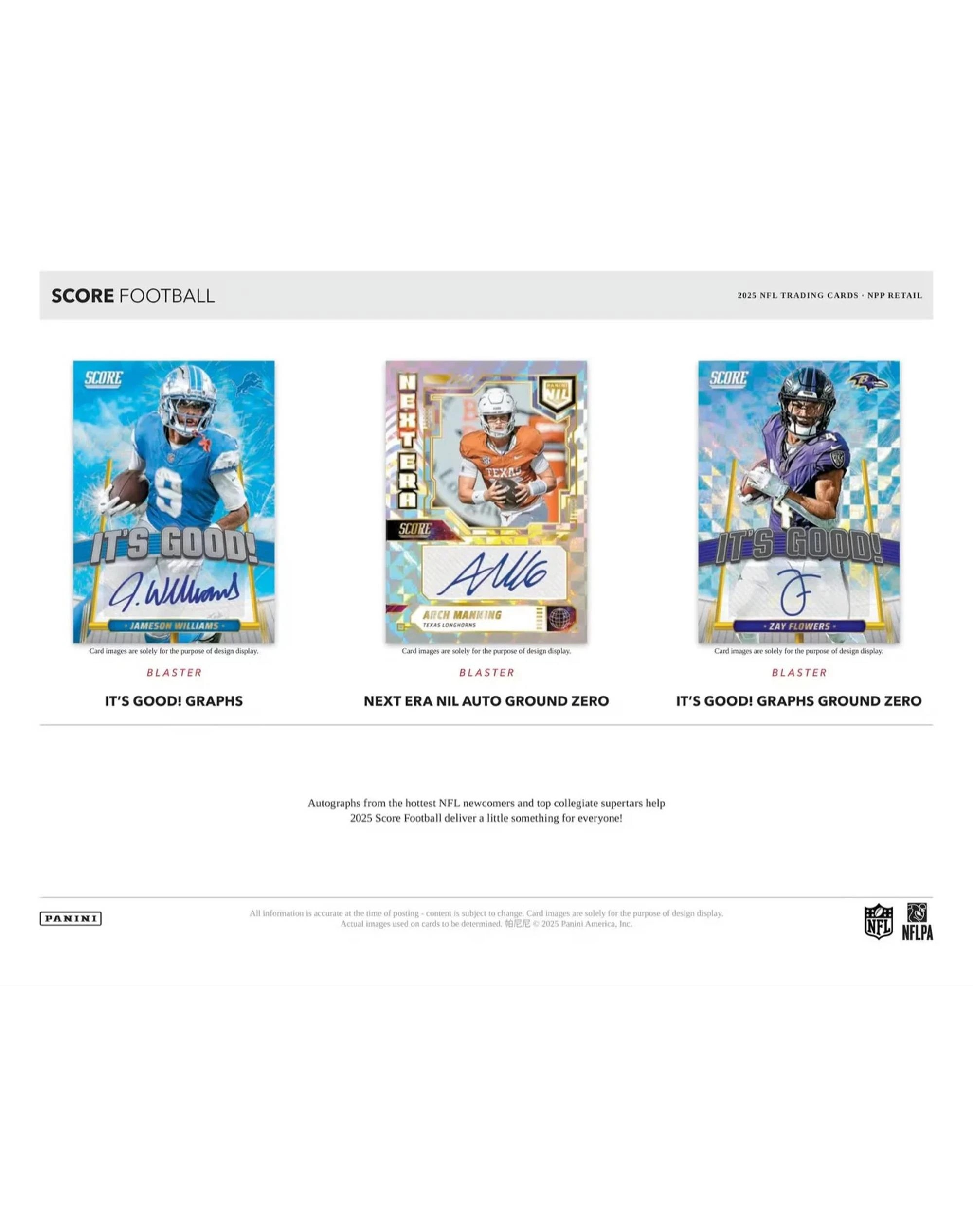 4 Panini 2025 NFL Score Football Blaster, 4 of 5