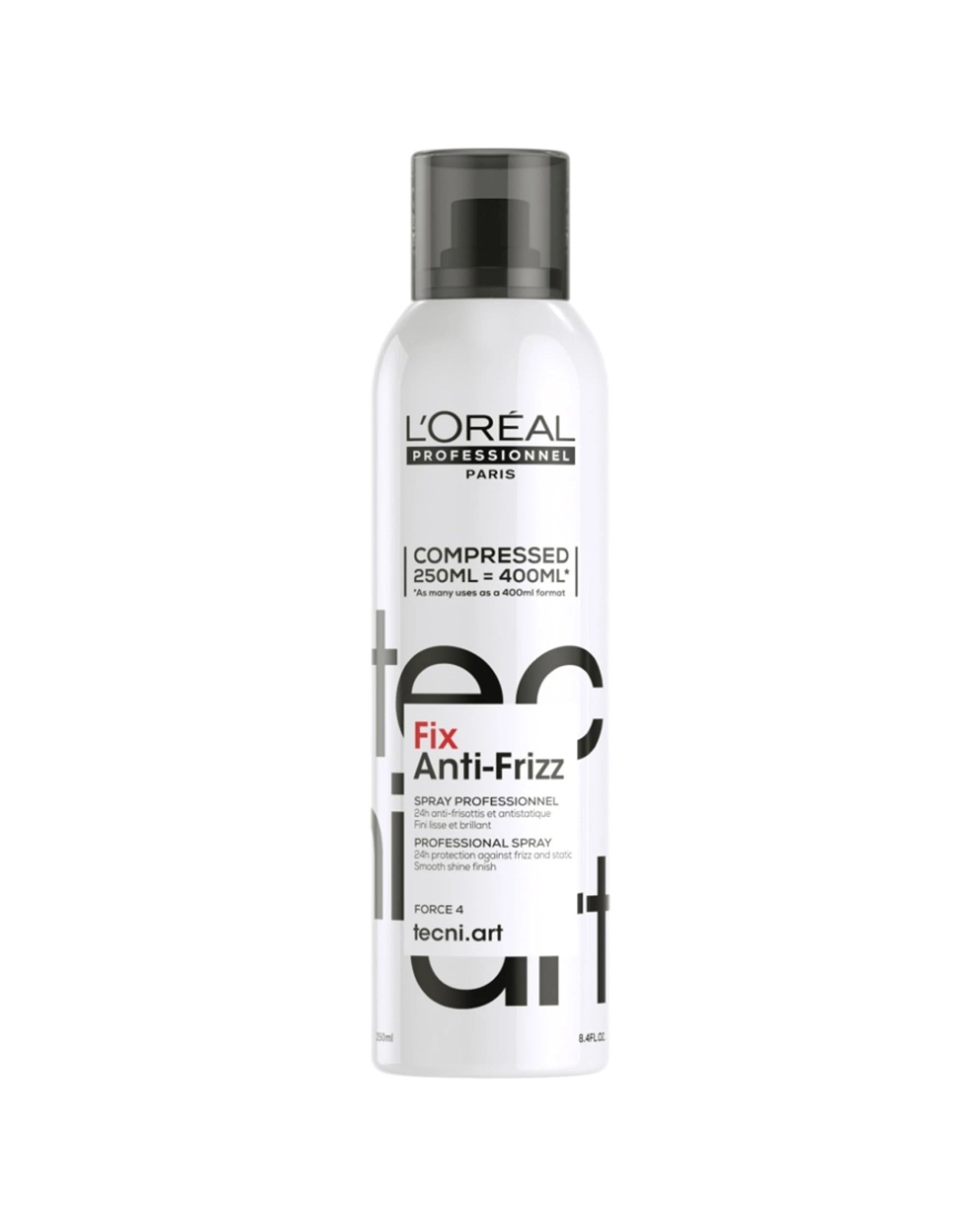 1 L'Oréal Professionnel Tecni.ART Fix Anti Frizz Fixing Spray 250ml - White, 1 of 1
