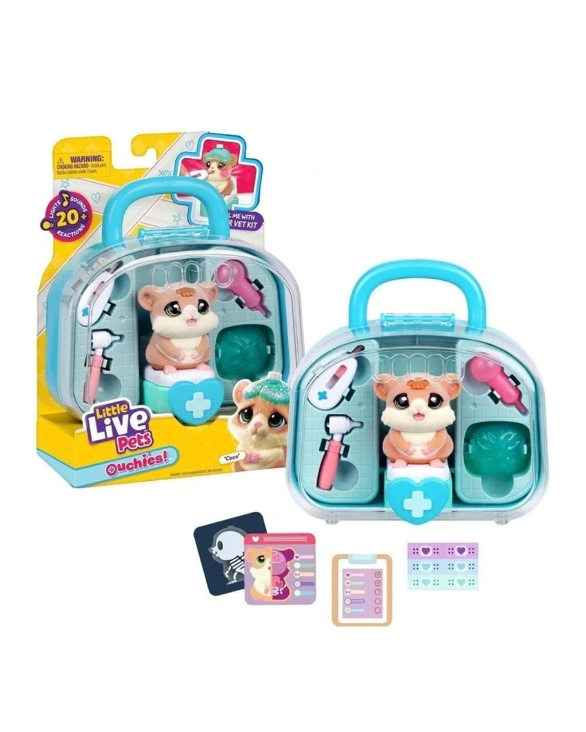 2 Little Live Pets Ouchies Coco the Hamster Vet Kit, 2 of 3