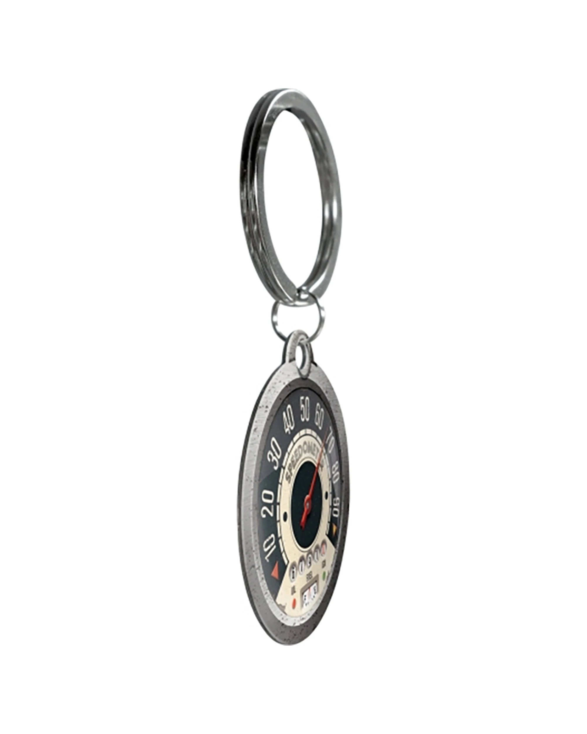 2 Nostalgic-Art Metal Round Keyring Speedo Stainless Steel - Multi, 2 of 3