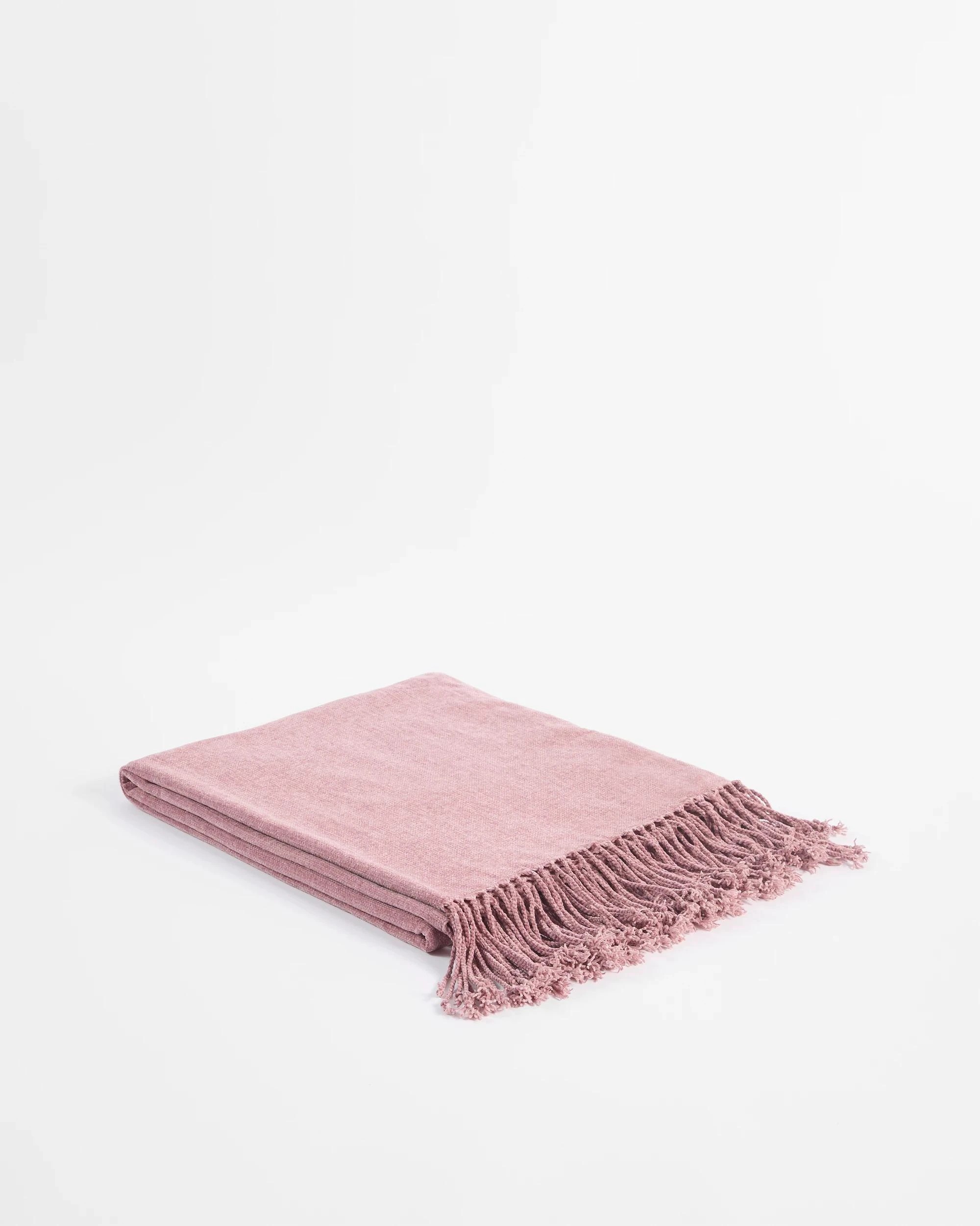 1 Target Issy Chenille Throw - Queen Bed - Pink, 1 of 3