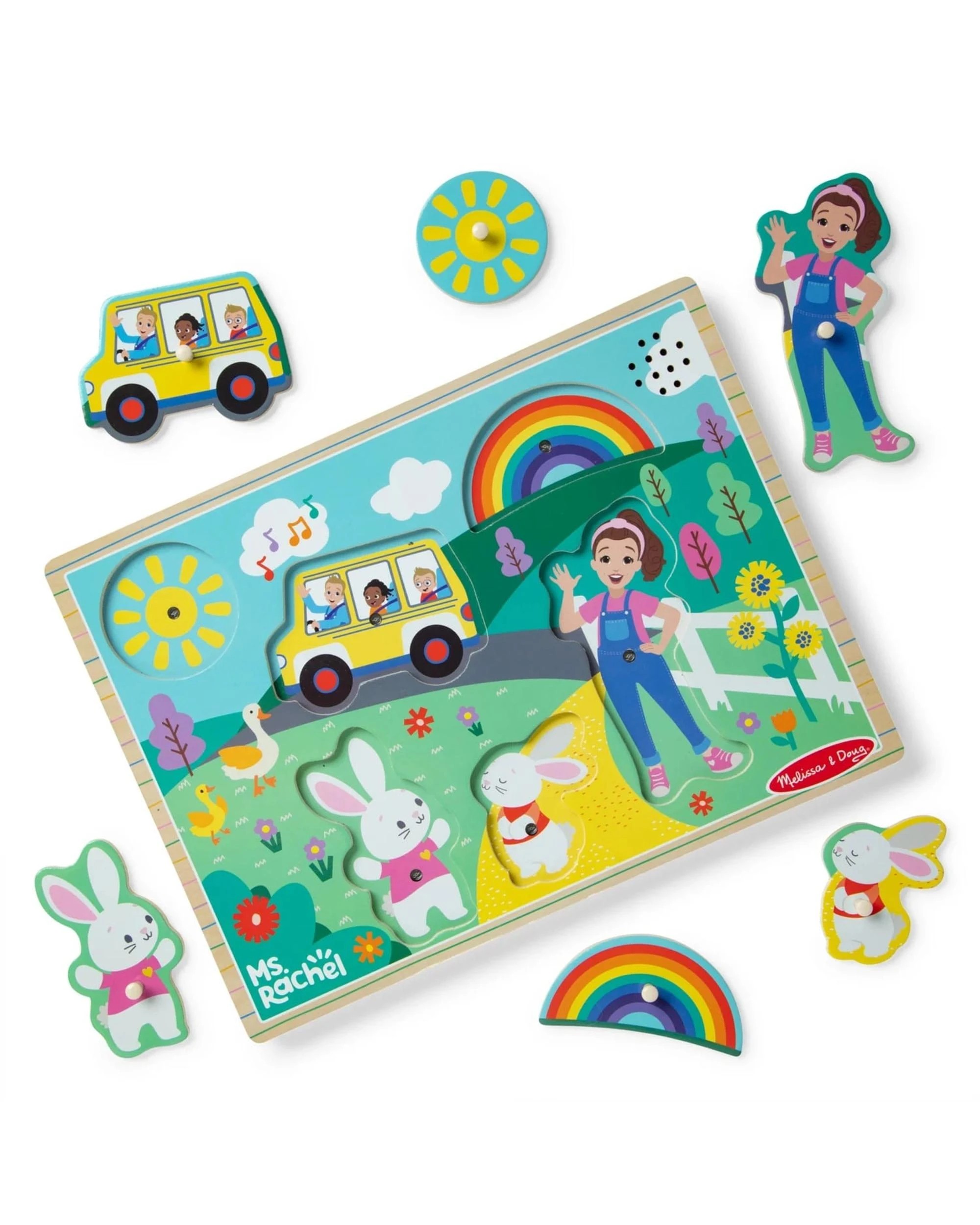 2 Melissa and Doug Ms Rachel Wooden Song Puzzle, 2 of 8