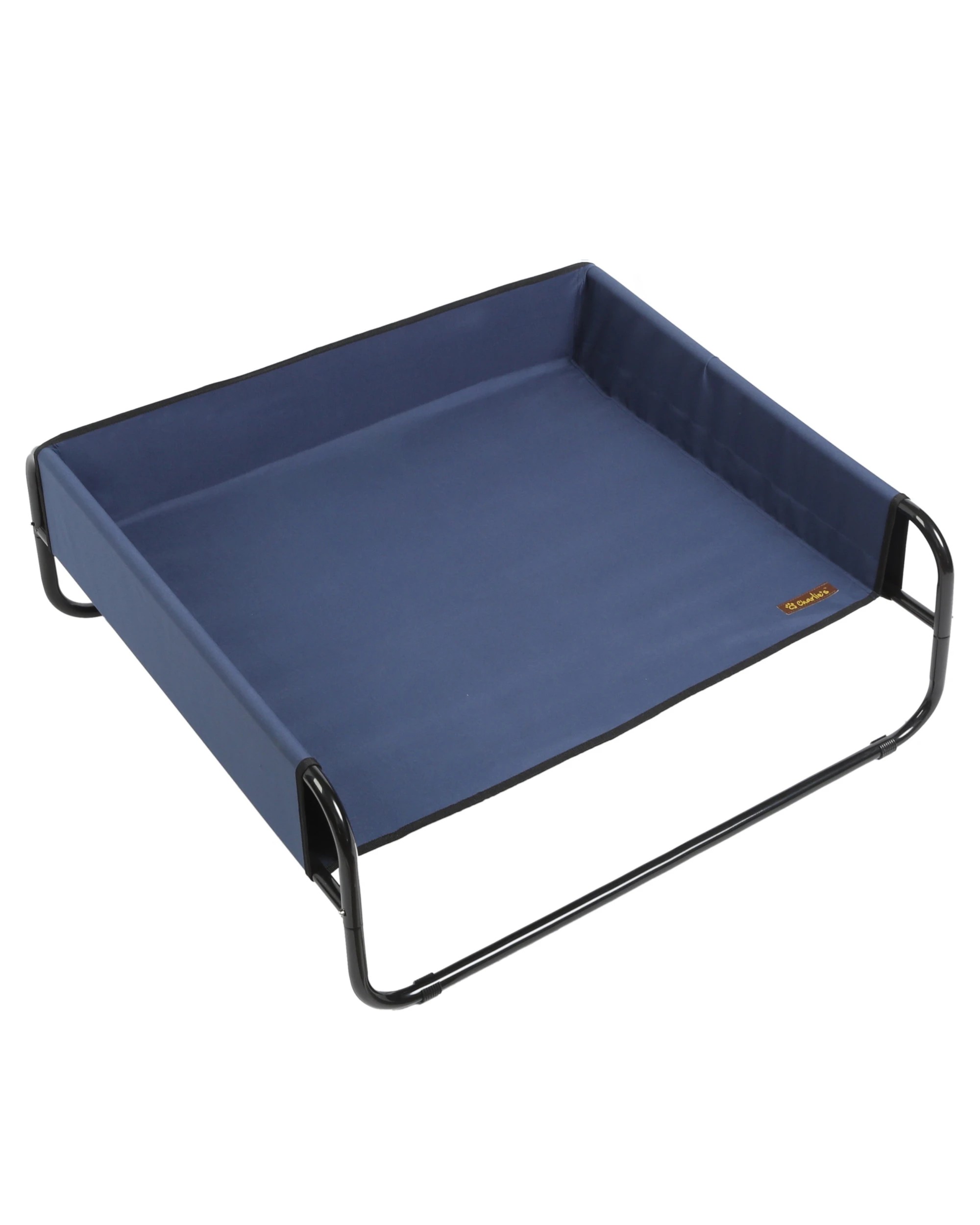 3 Charlie's High Walled Outdoor Trampoline Dog Bed Large - Blue, 3 of 6