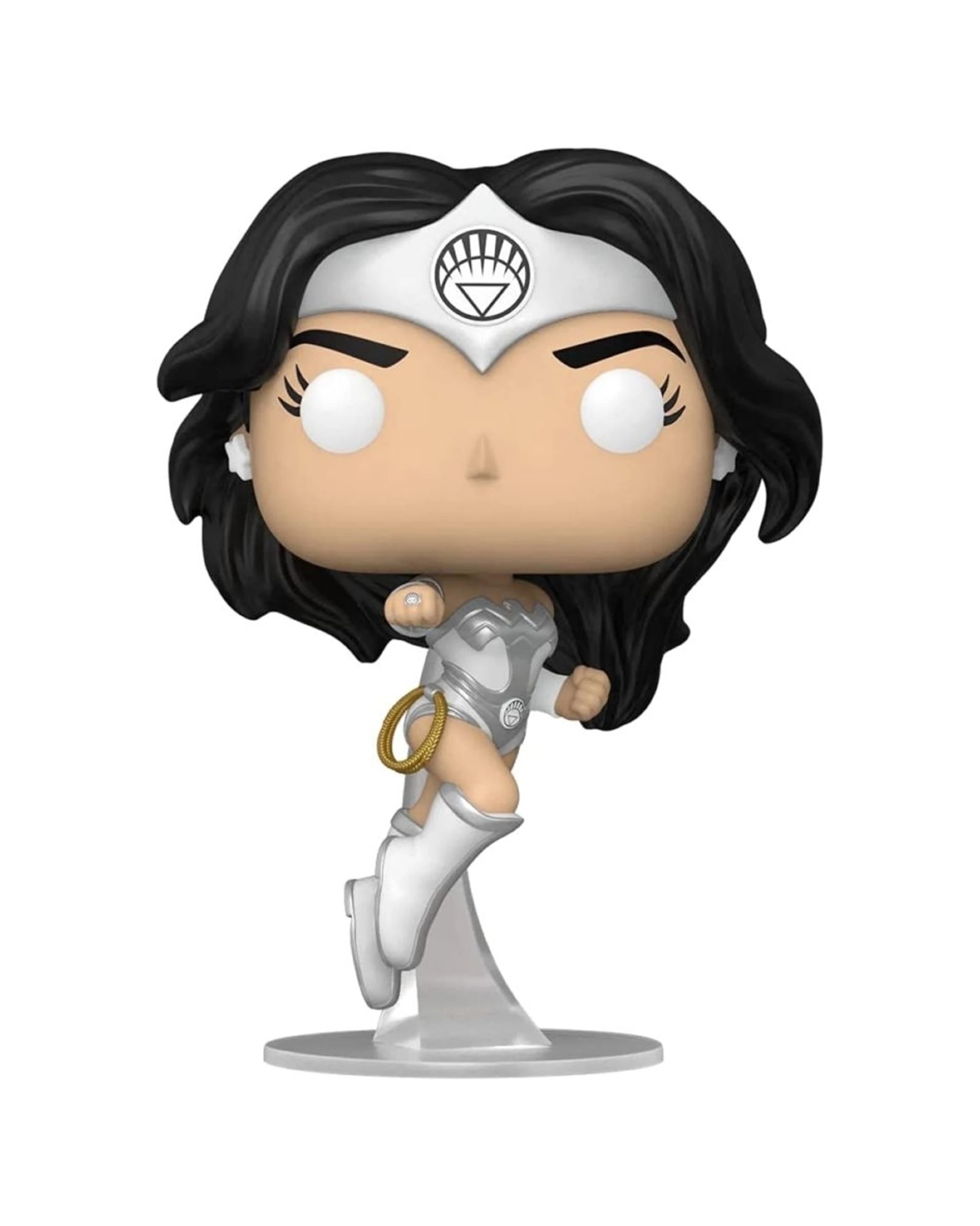 3 Pop Vinyl Figurine Wonder Woman 80th Anniversary White Lantern 10cm Vinyl - White, 3 of 3