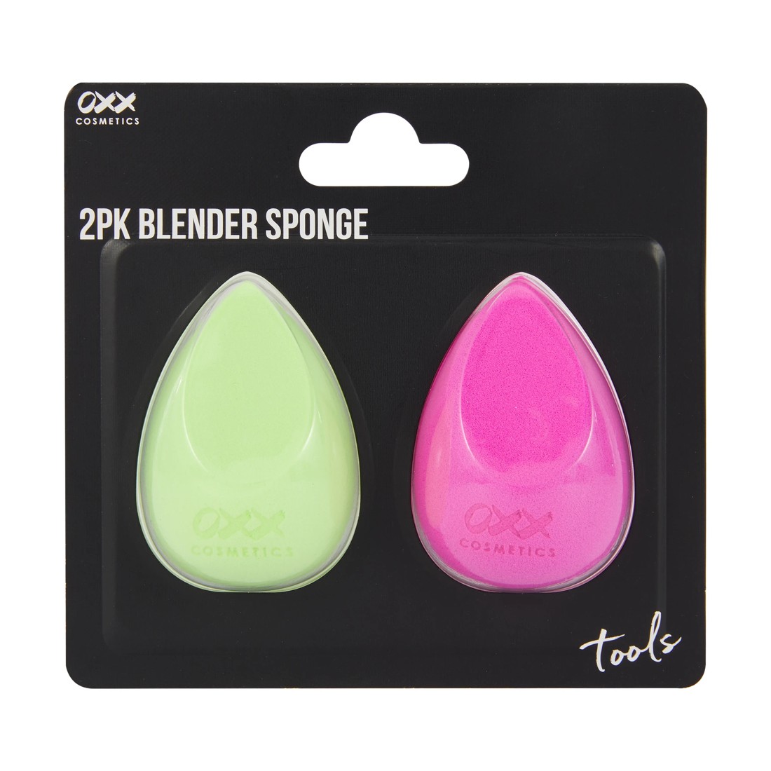 1 OXX Cosmetics 2 Pack Blender Sponge - Pink and Green, 1 of 6