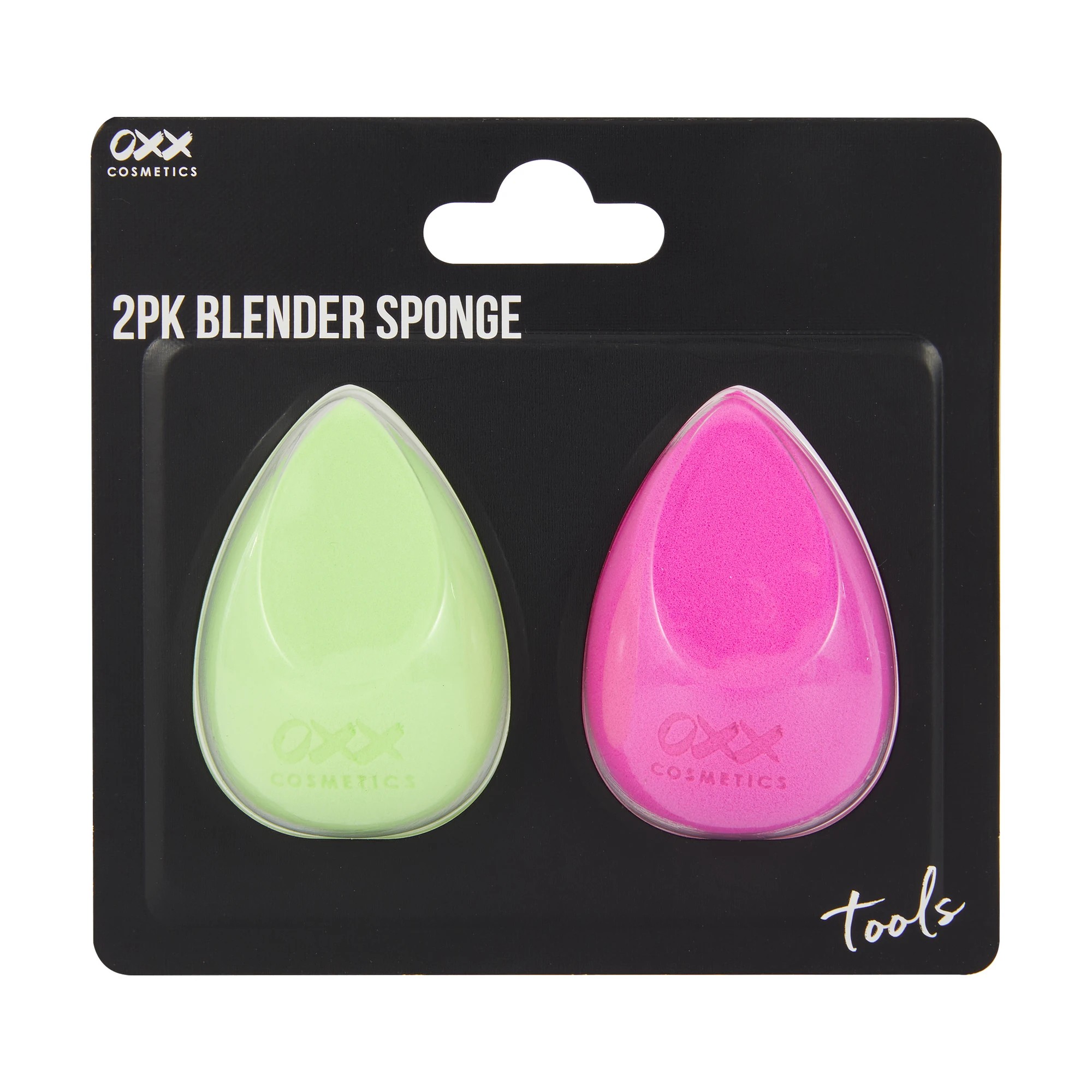 1 OXX Cosmetics 2 Pack Blender Sponge - Pink and Green, 1 of 6