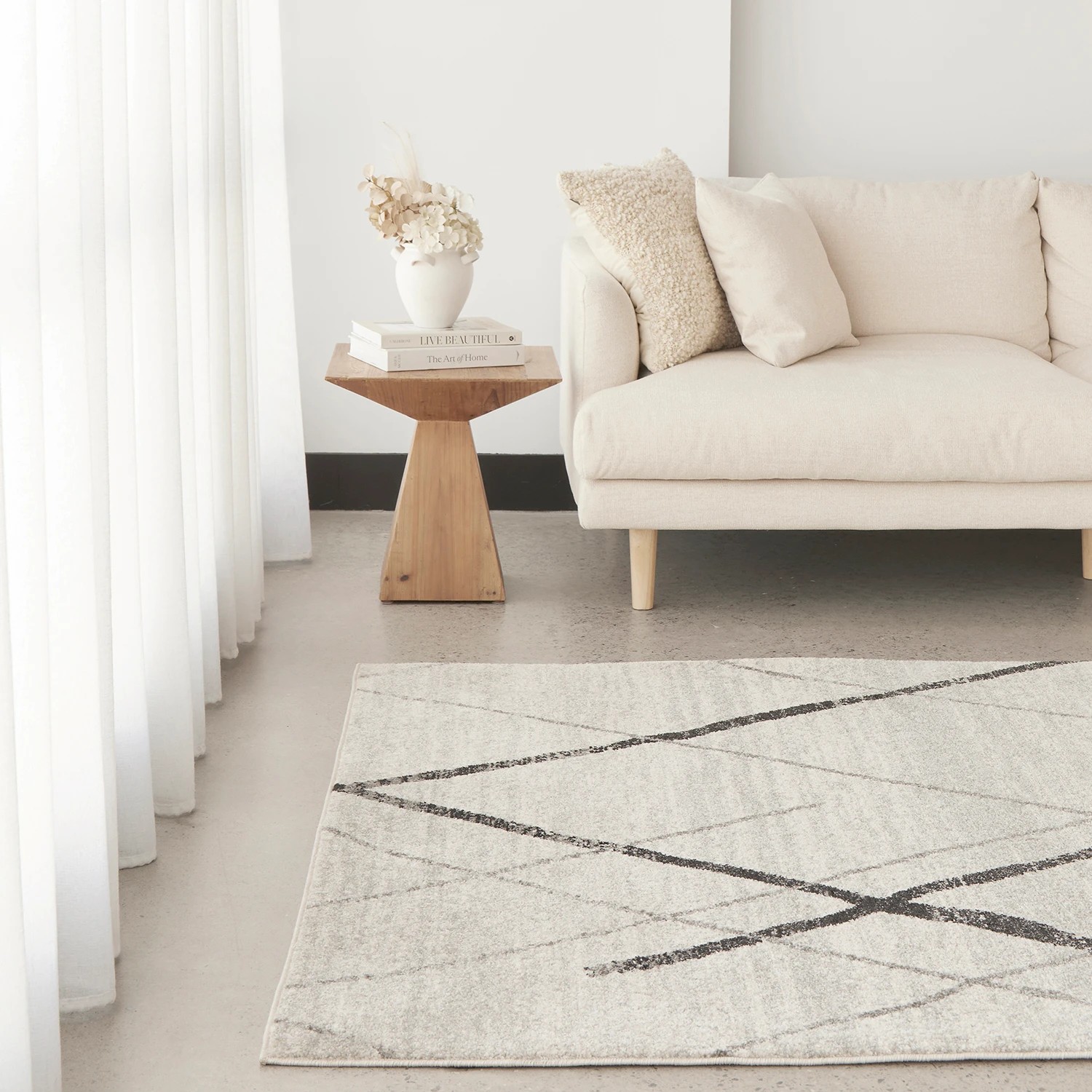 7 Common Ground Rugs Bluebay 452 400x300cm - Extra Extra Large Pet Friendly Floor Rug - Silver - Grey, 7 of 7