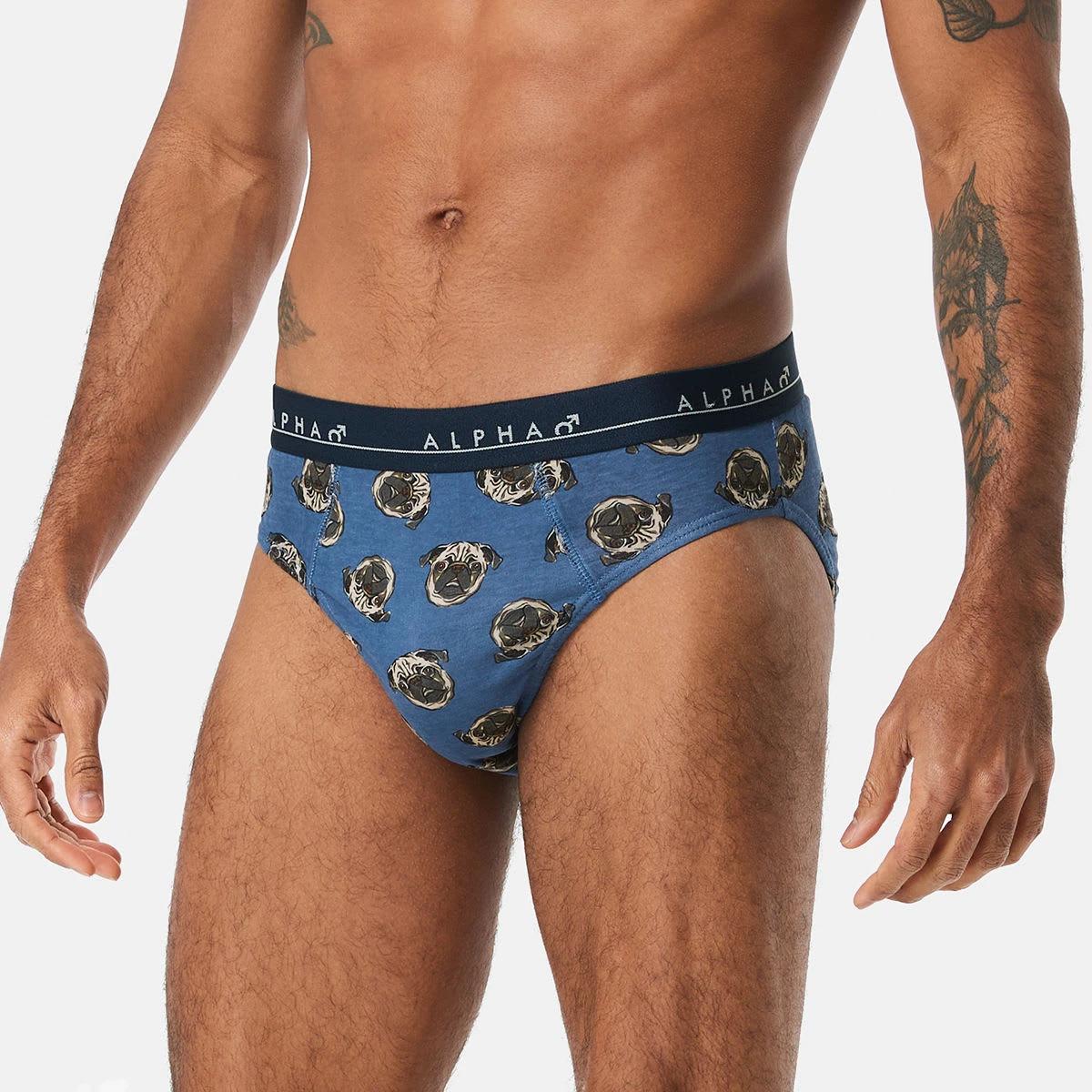 7 5 Pack Printed Briefs Dogshead, 7 of 10