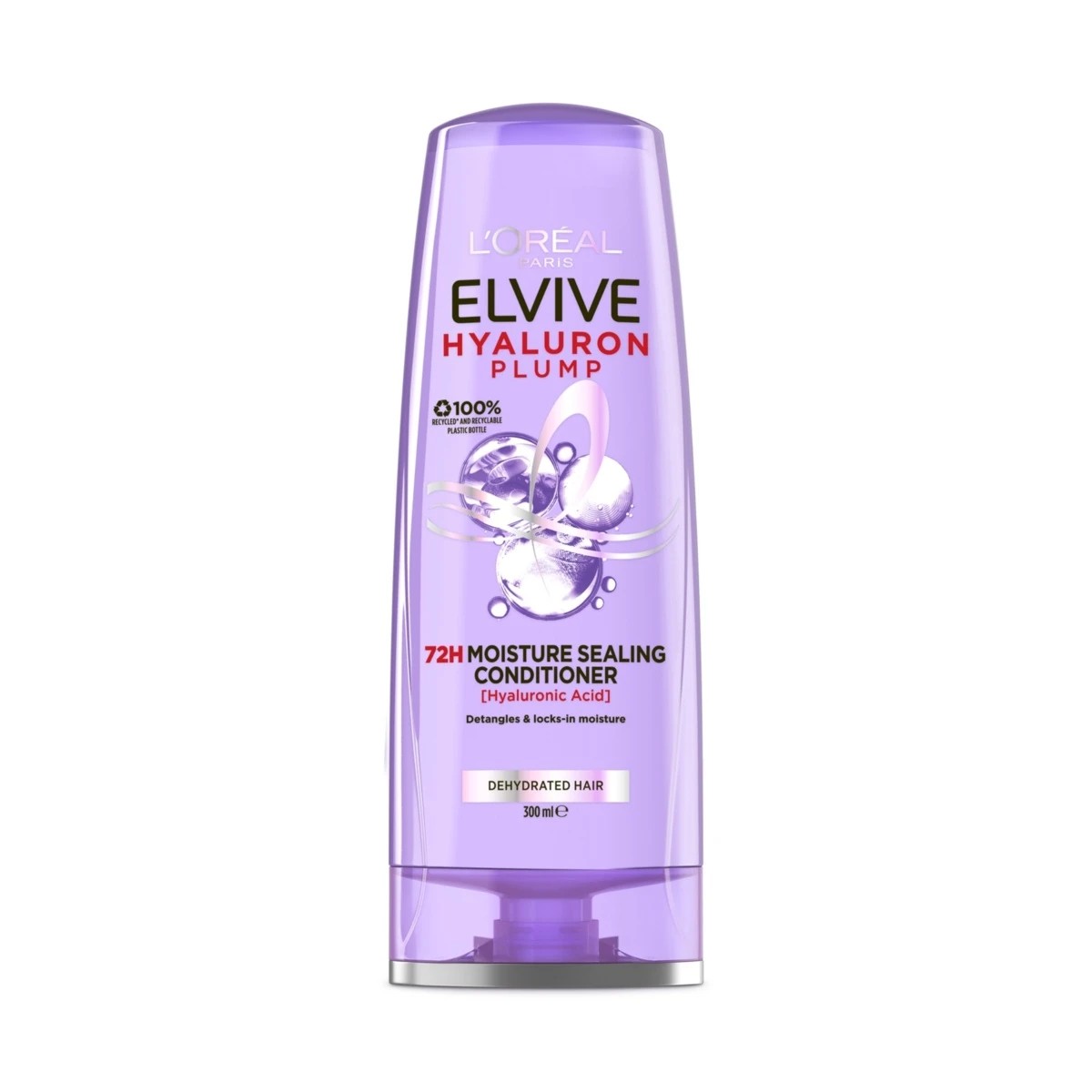 1 L'Oreal Paris Elvive Hyaluron Plump Moisture Sealing Conditioner 300ml - Hyaluronic Acid, 1 of 9