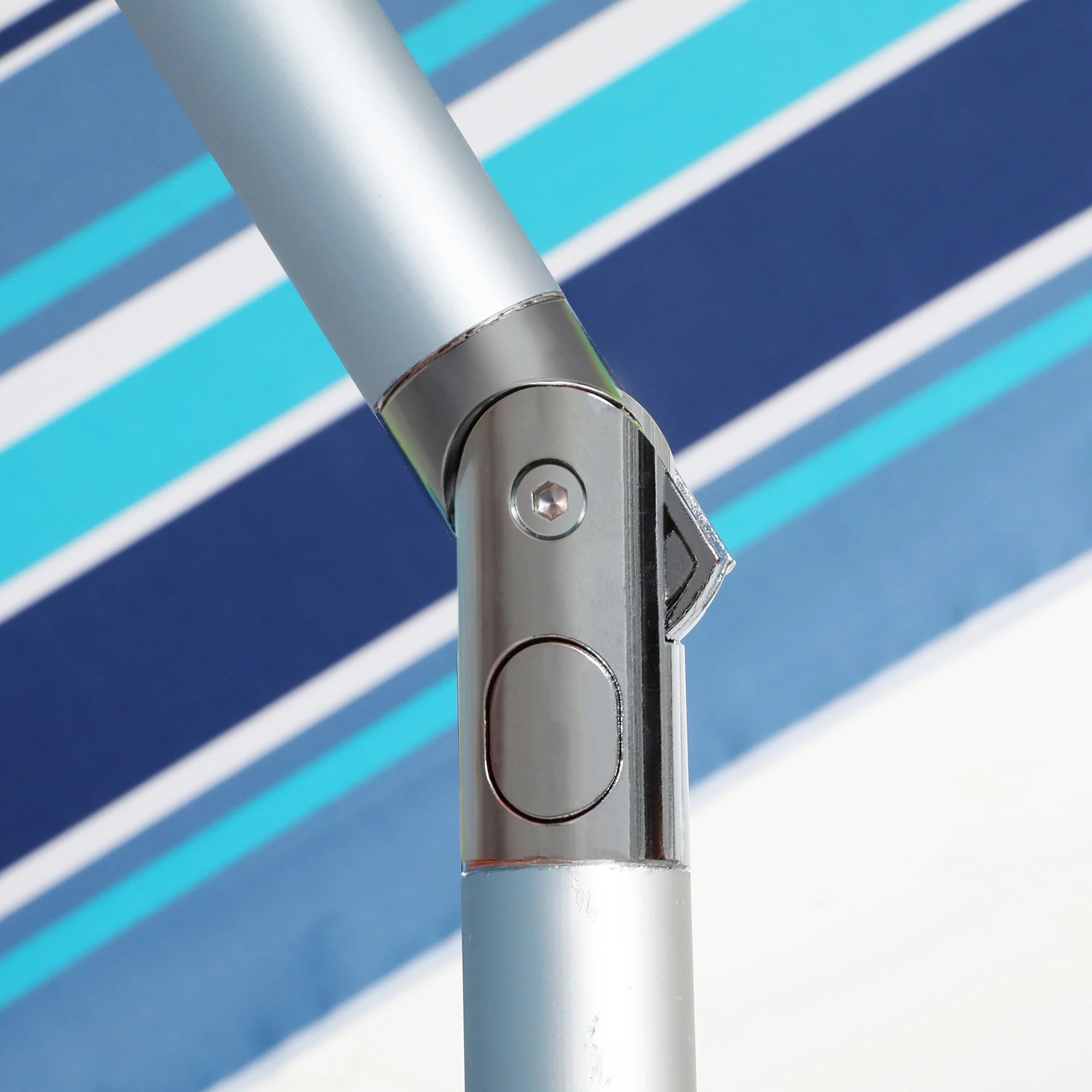 4 Mountview Outdoor Beach Umbrella 220cm - Blue, 4 of 9