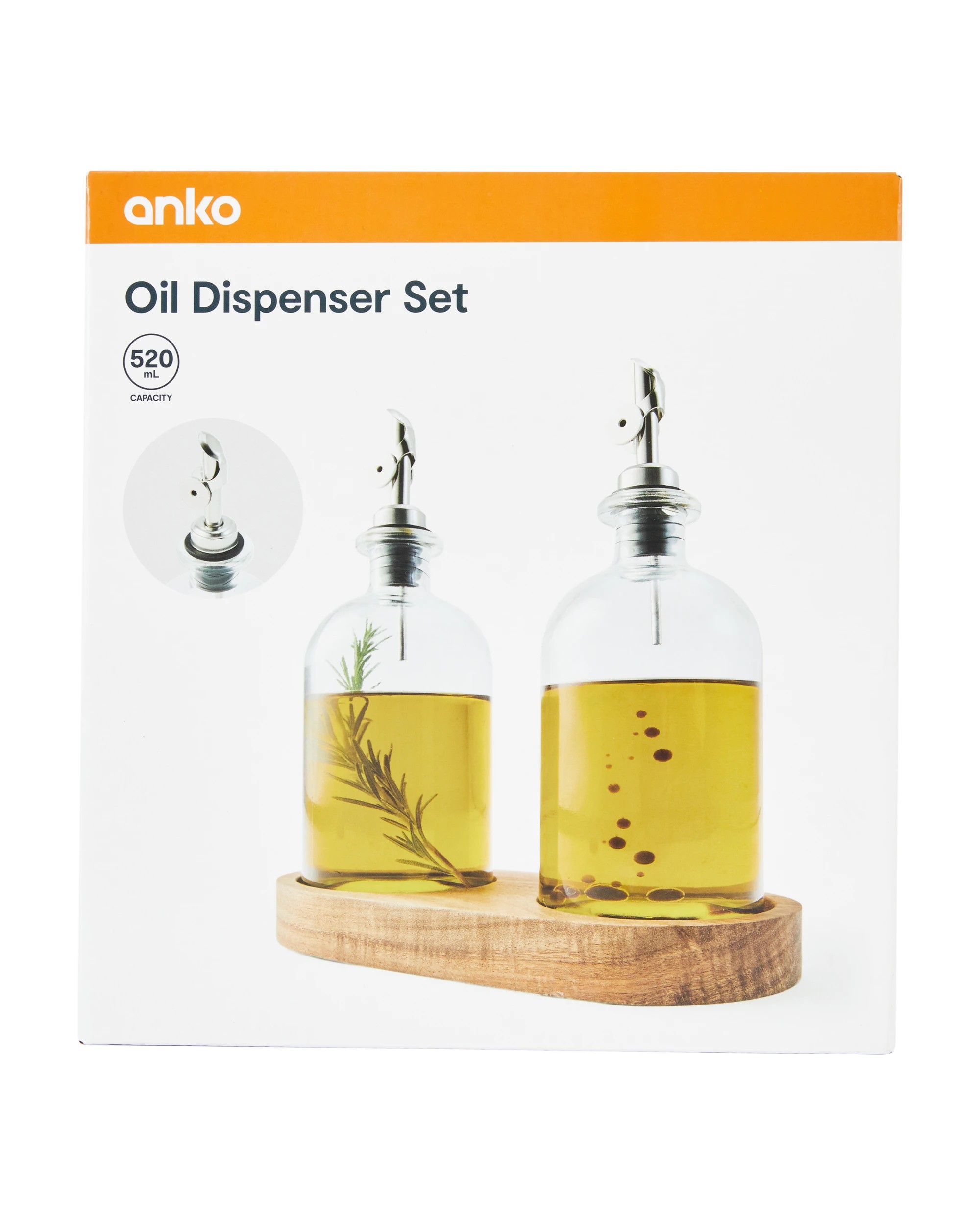 5 520ml Oil Dispenser Set, 5 of 5