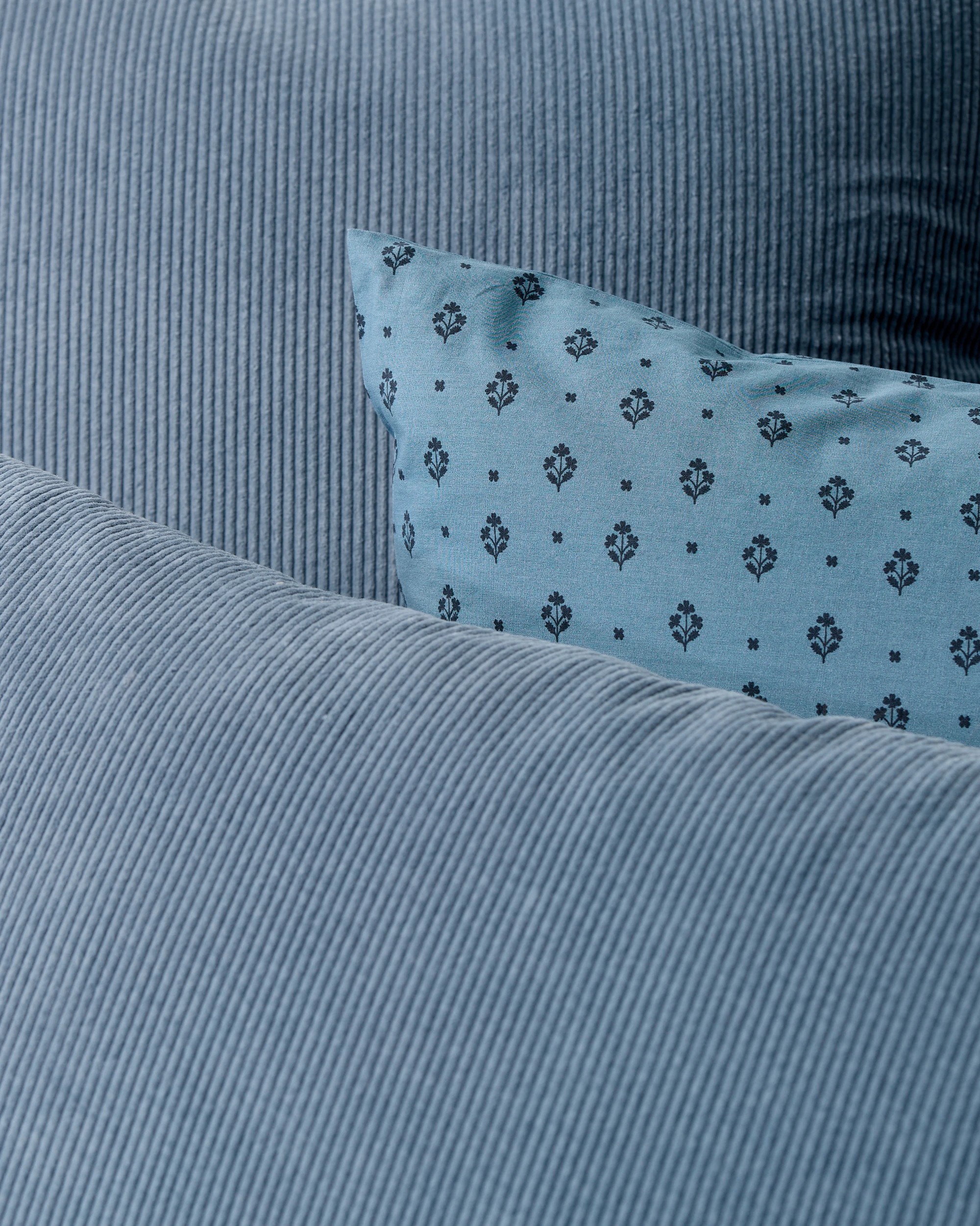 7 Target Zander Australian Cotton Corduroy Quilt Cover Set - Queen Bed - Blue, 7 of 9