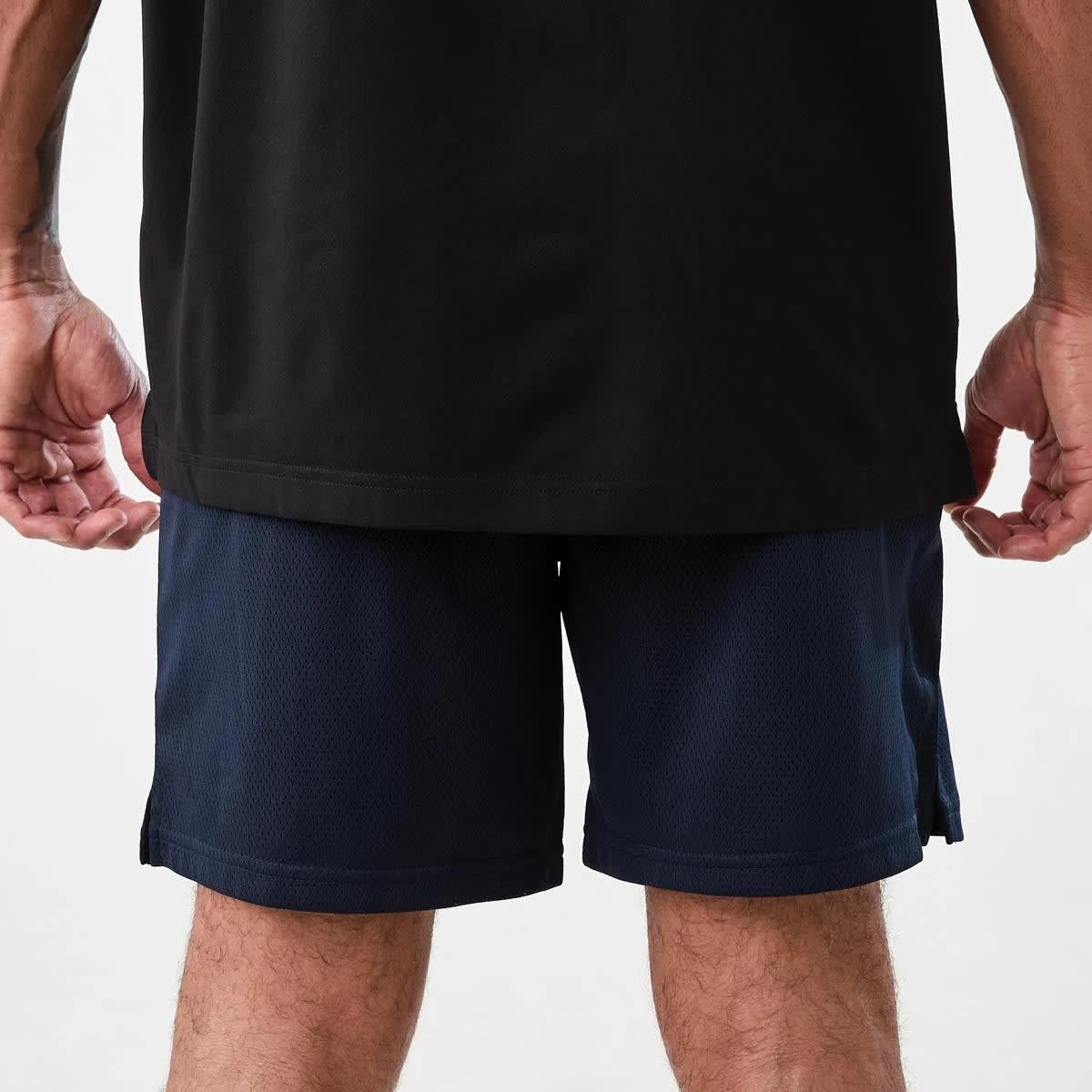3 Active Mens Performance Mesh Shorts SHADE NAVY, 3 of 7
