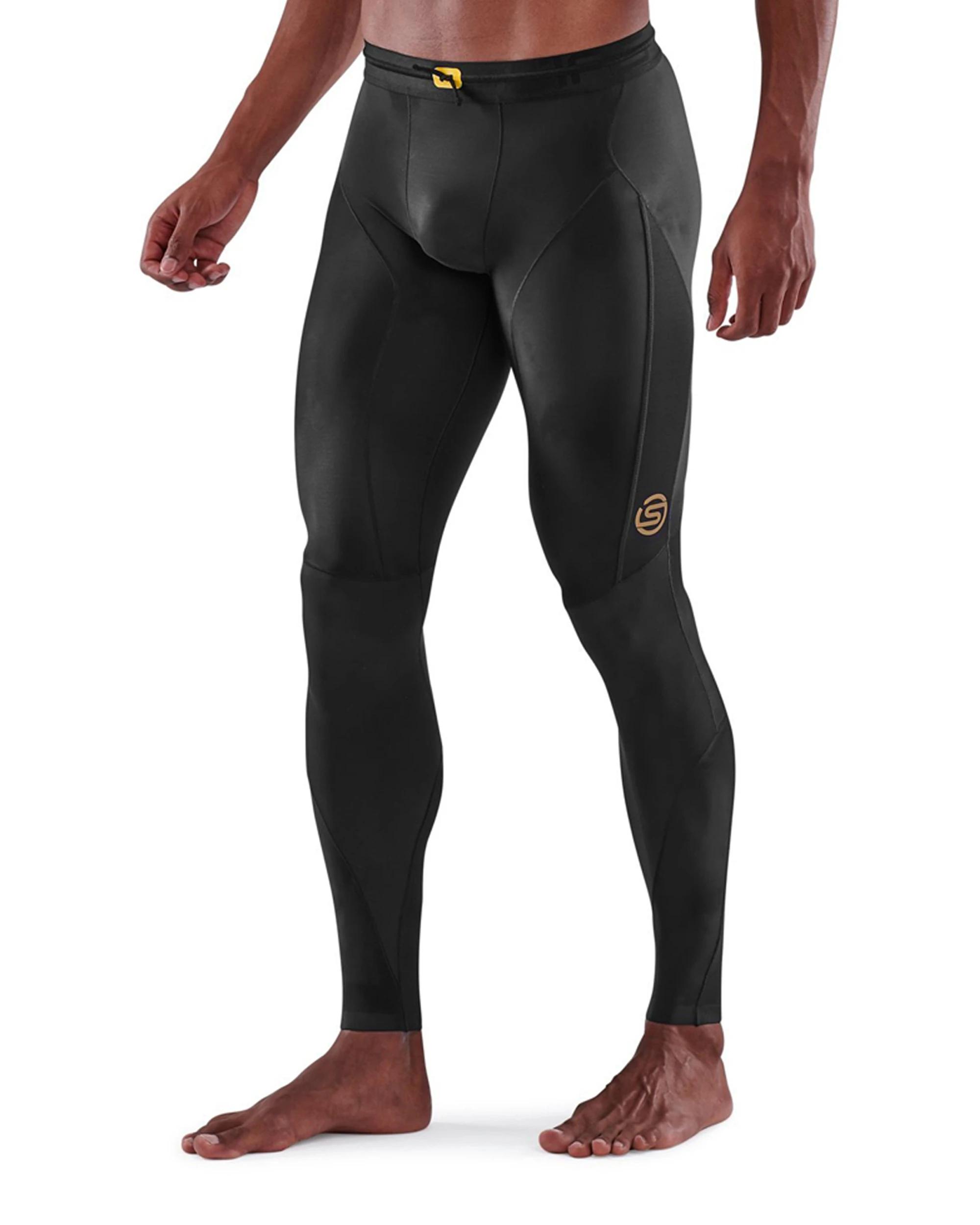 1 SKINS Compression Men's Series-5 Gym/Running Long Tight BLACK, 1 of 3