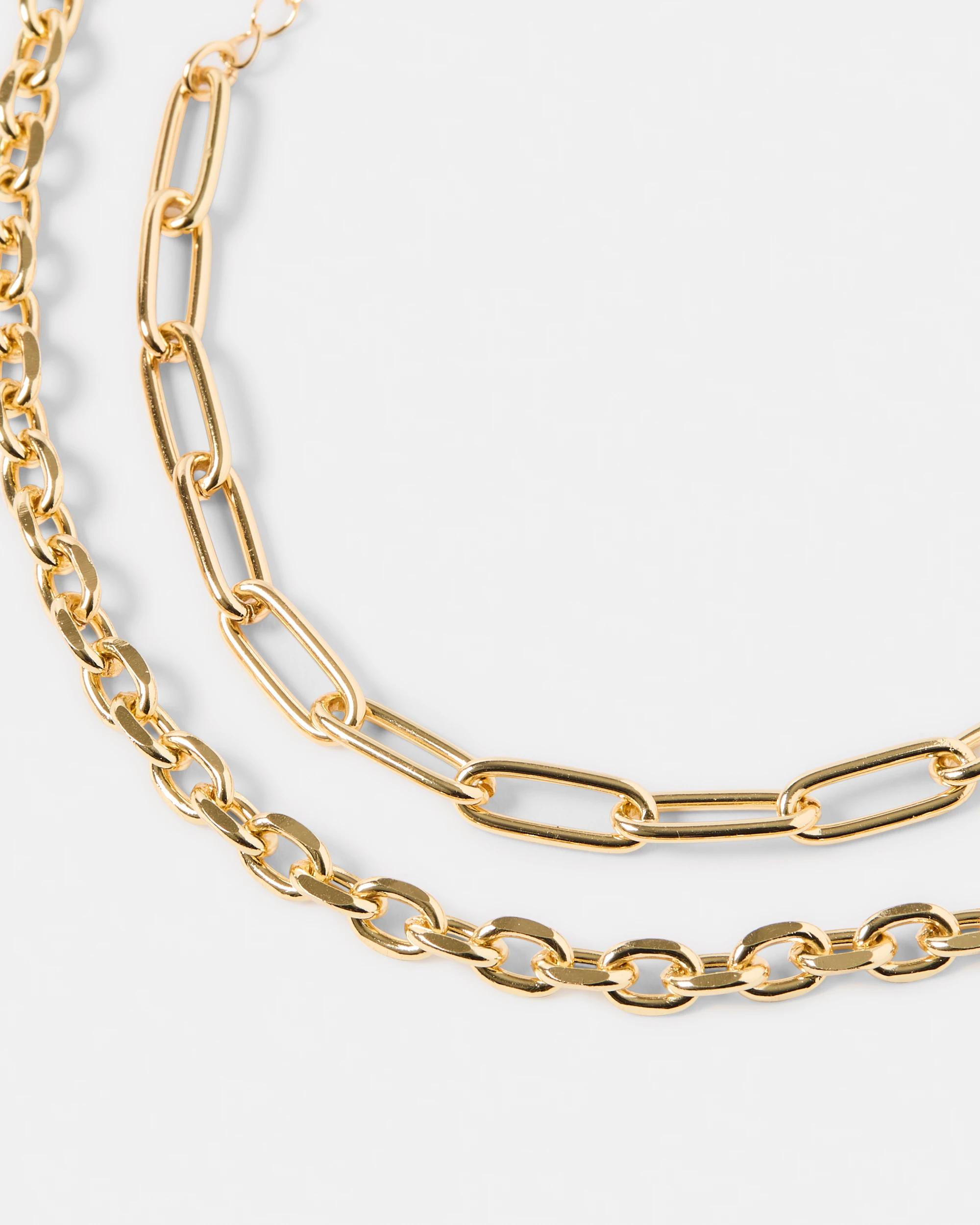 3 2 Pack 18K Gold Plated Chain Bracelet Gold, 3 of 6