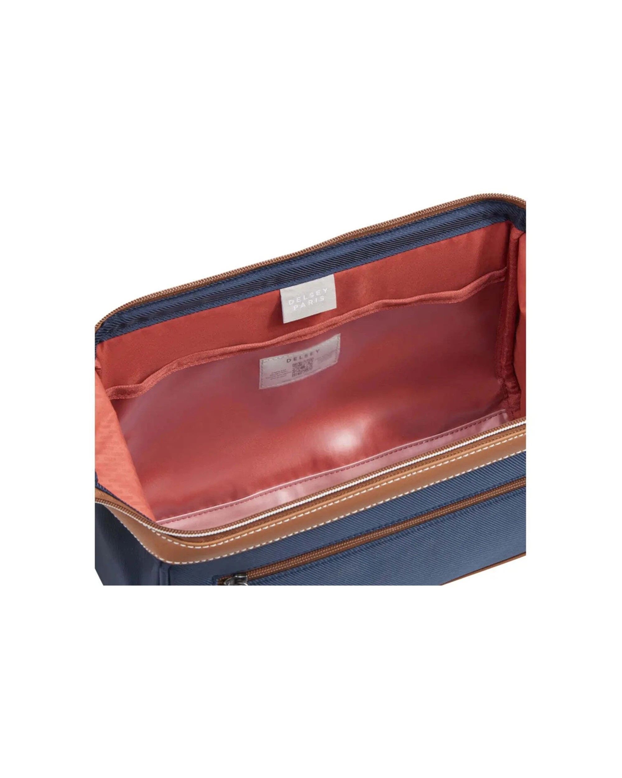 4 Delsey Chatelet Air 2.0 Toiletry Bag Large Opening Fully Lined Interior Navy - Blue, 4 of 6