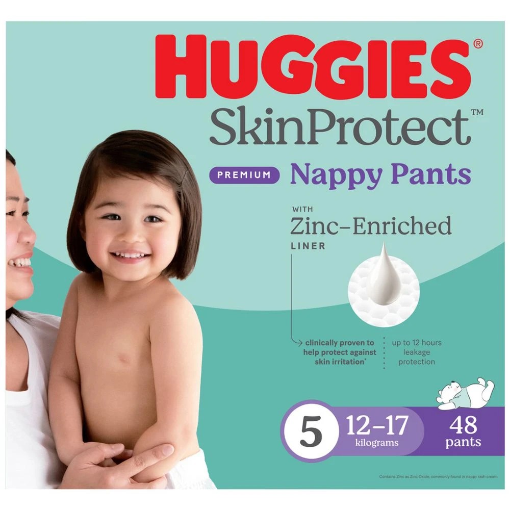 2 Huggies Skin Protect Nappies Size 5 48 Pack, 2 of 2