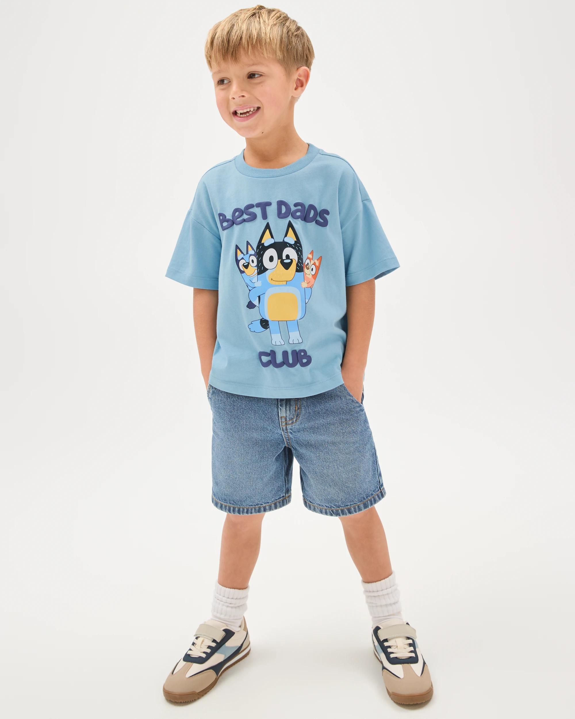 1 Bluey Australian Cotton T-Shirt BLUE, 1 of 7