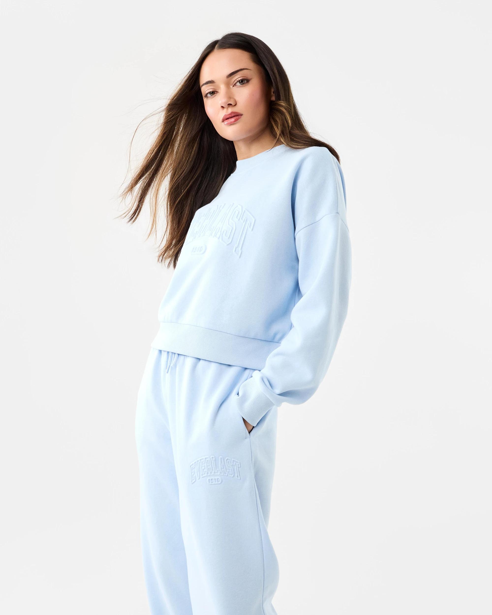 8 Everlast Womens Straight Leg Trackpants Powder Blu, 8 of 8