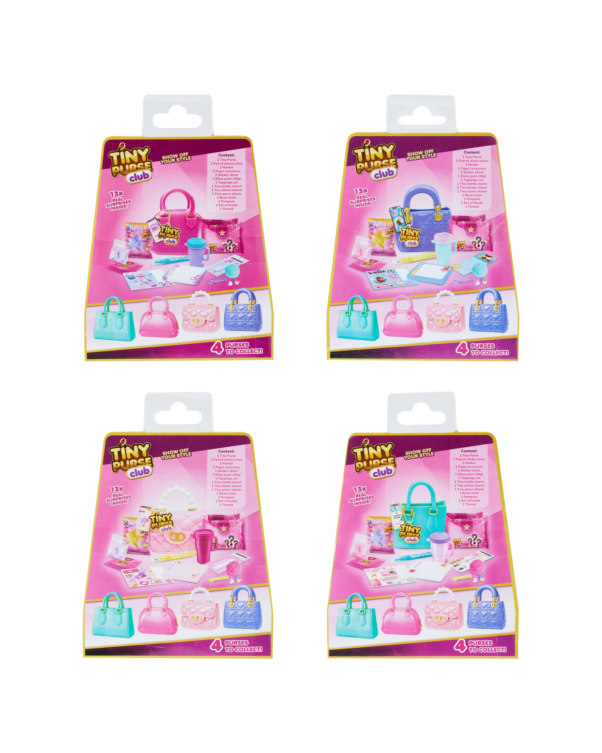 3 Tiny Purse Club - Assorted, 3 of 3