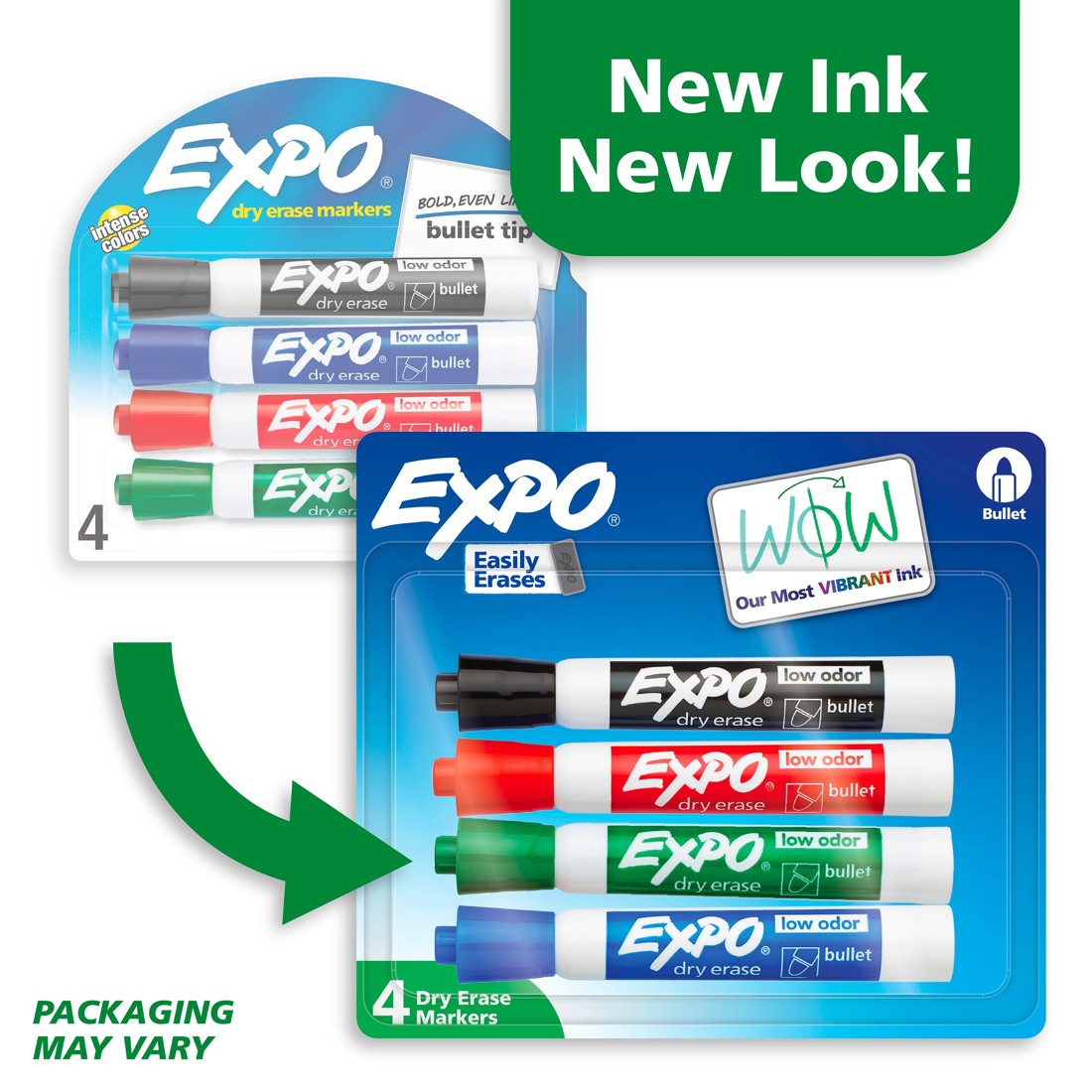 6 4 Pack Expo Dry Erase Whiteboard Marker Bullet Tip - Business Assorted, 6 of 10