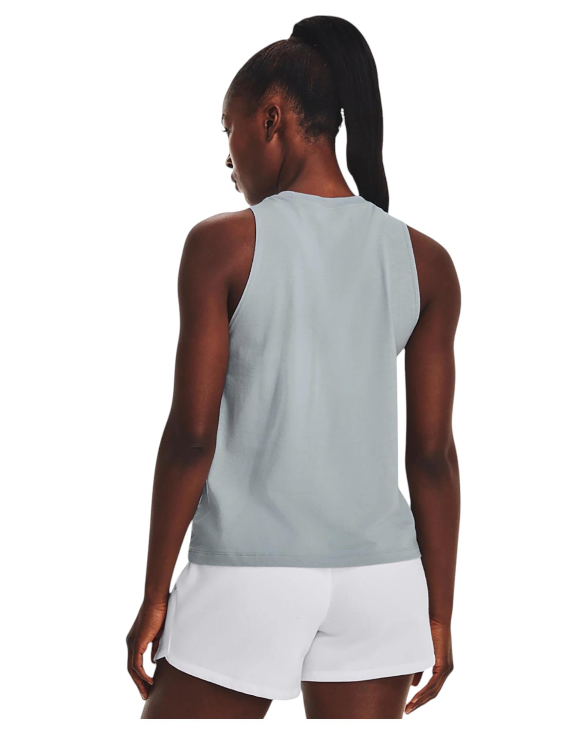 4 Under Armour 2 Pack Womens Live Sportstyle Singlet Blue Tank Top BLUE, 4 of 4