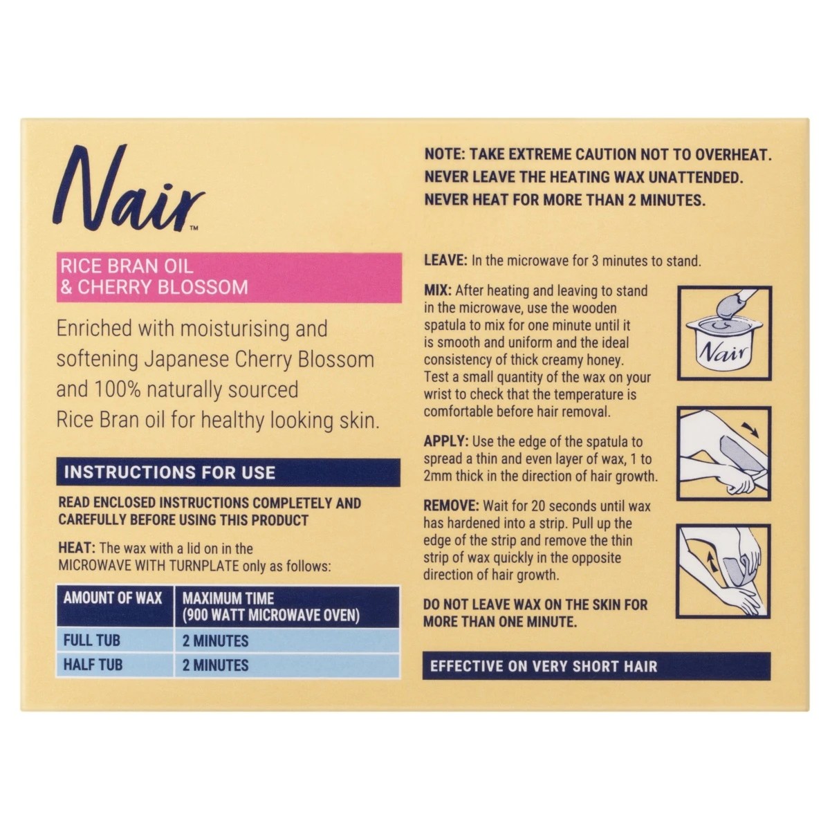 8 Nair Strip Free Wax - Rice Bran Oil and Cherry Blossom, 8 of 8